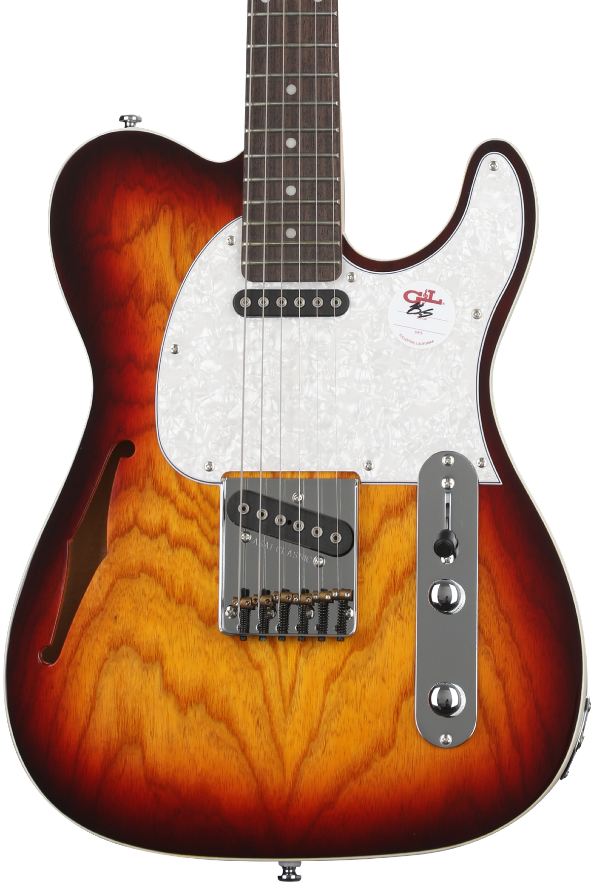 ギター G&L Tribute Series ASAT CLASSIC G&L Tribute ASAT Classic Electric Guitar - Gloss Black