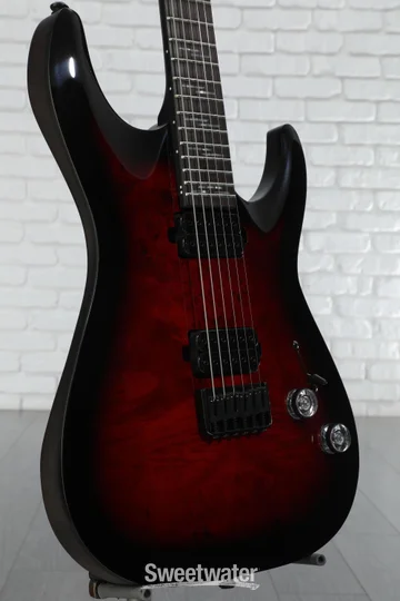 Schecter Omen Elite-6 Electric Guitar - Black Cherry Burst