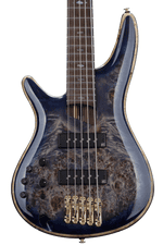 Photo of Ibanez Premium SR2605L Bass Guitar - Cerulean Blue Burst