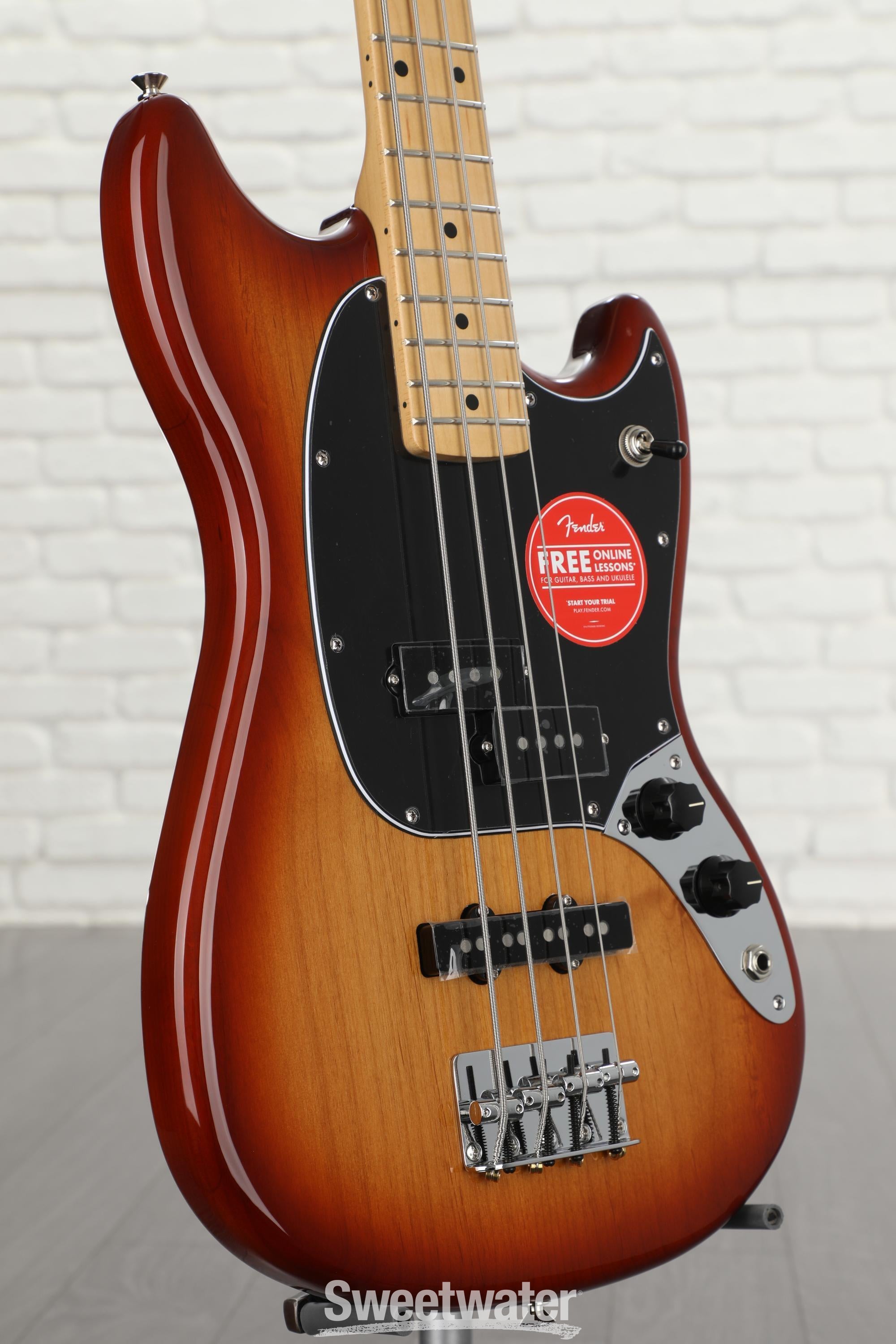 Fender Player Mustang Bass PJ - Sienna Sunburst | Sweetwater