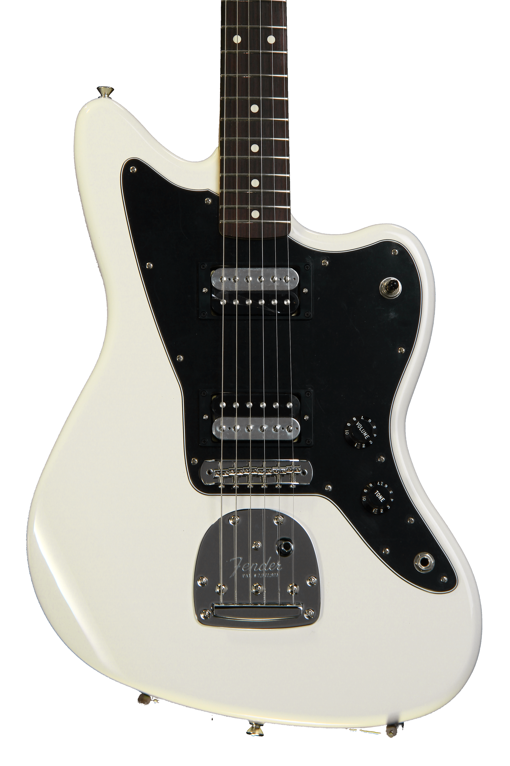 ギター Fender USA Jazzmaster Olympic White Fender Standard Jazzmaster HH - Olympic White with Rosewood