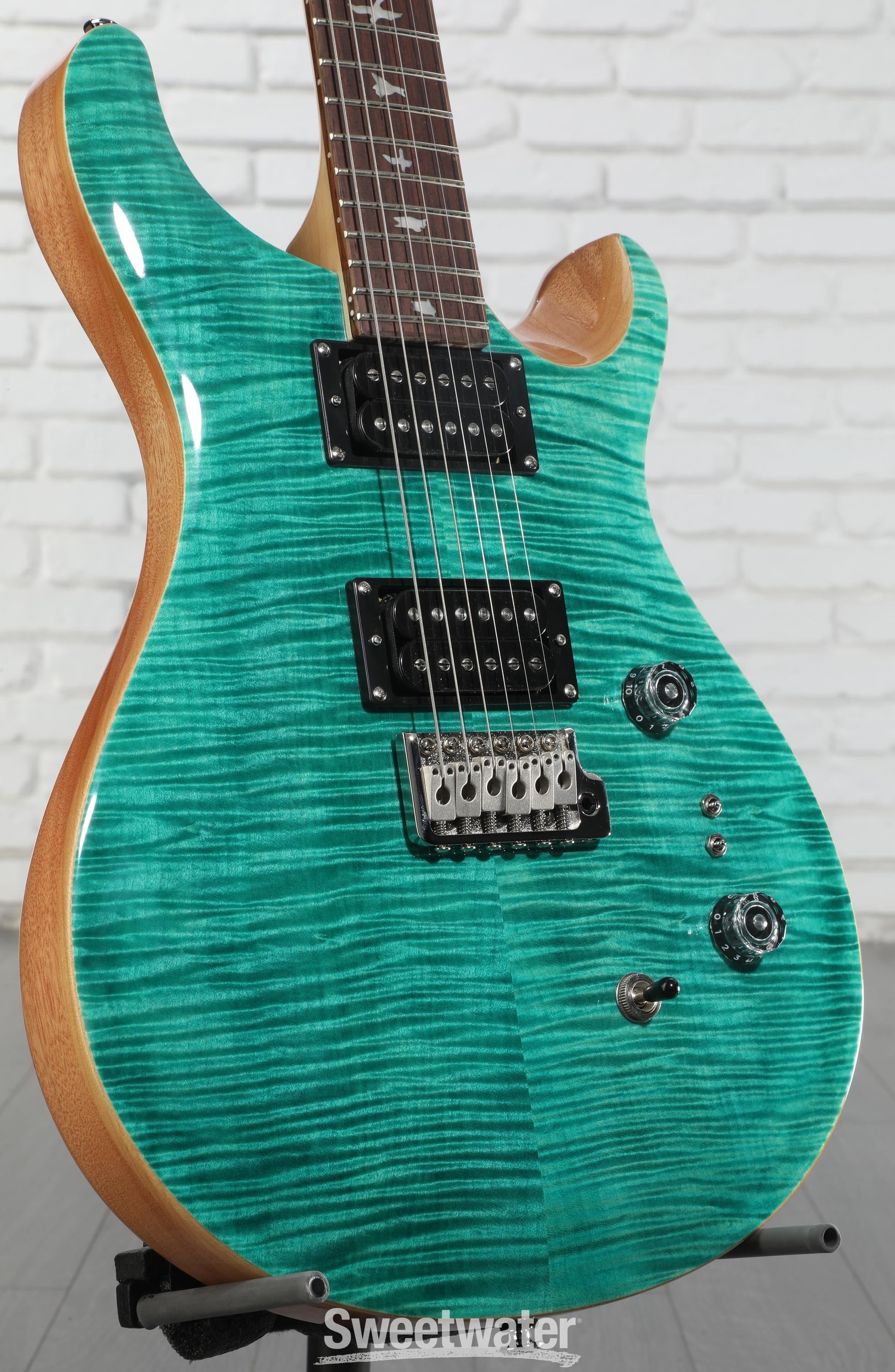 PRS SE custom 24-08 turquoise 純正ケース付き Amazon.com: PRS SE