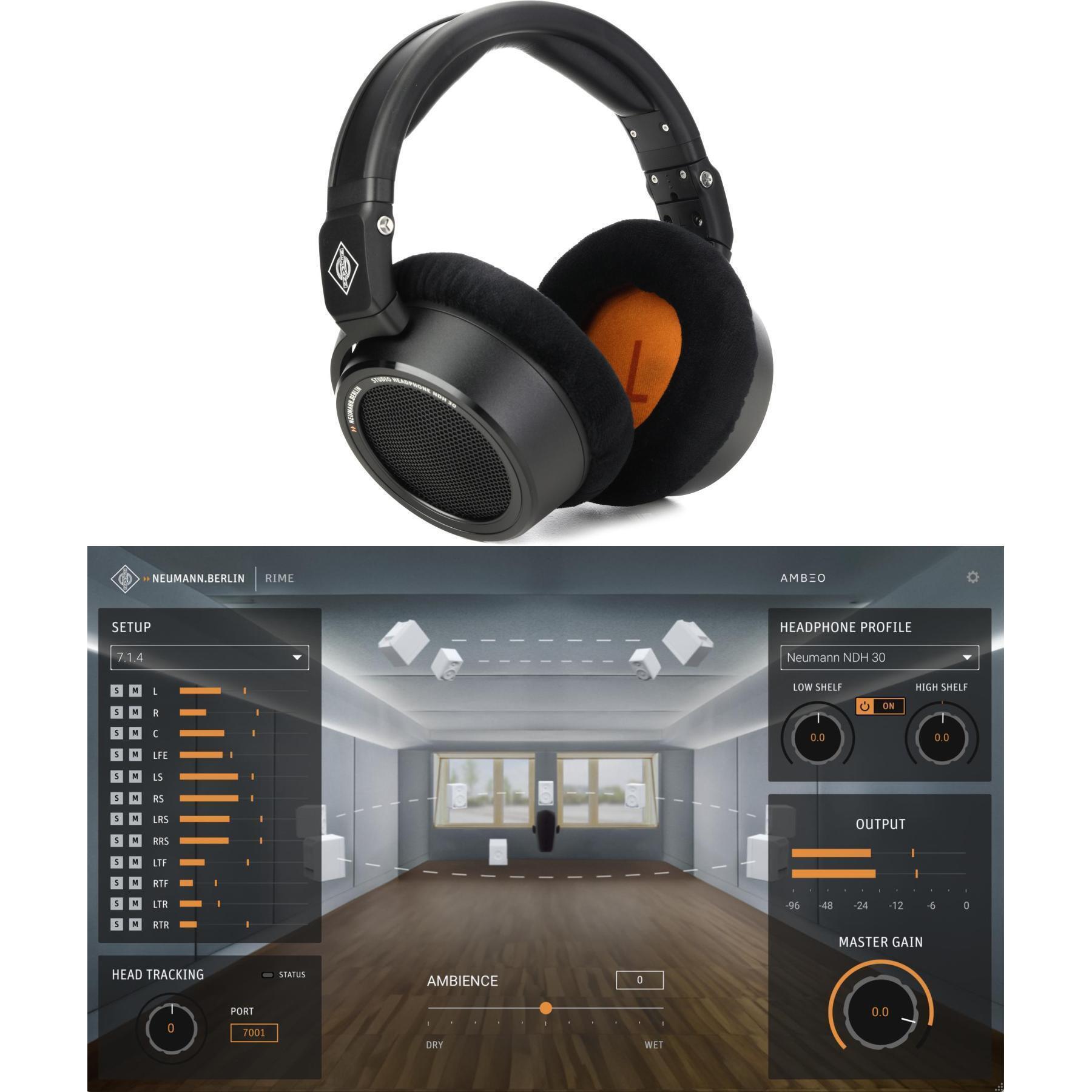 Neumann NDH 30 Open-back Studio Headphones with RIME Immersive