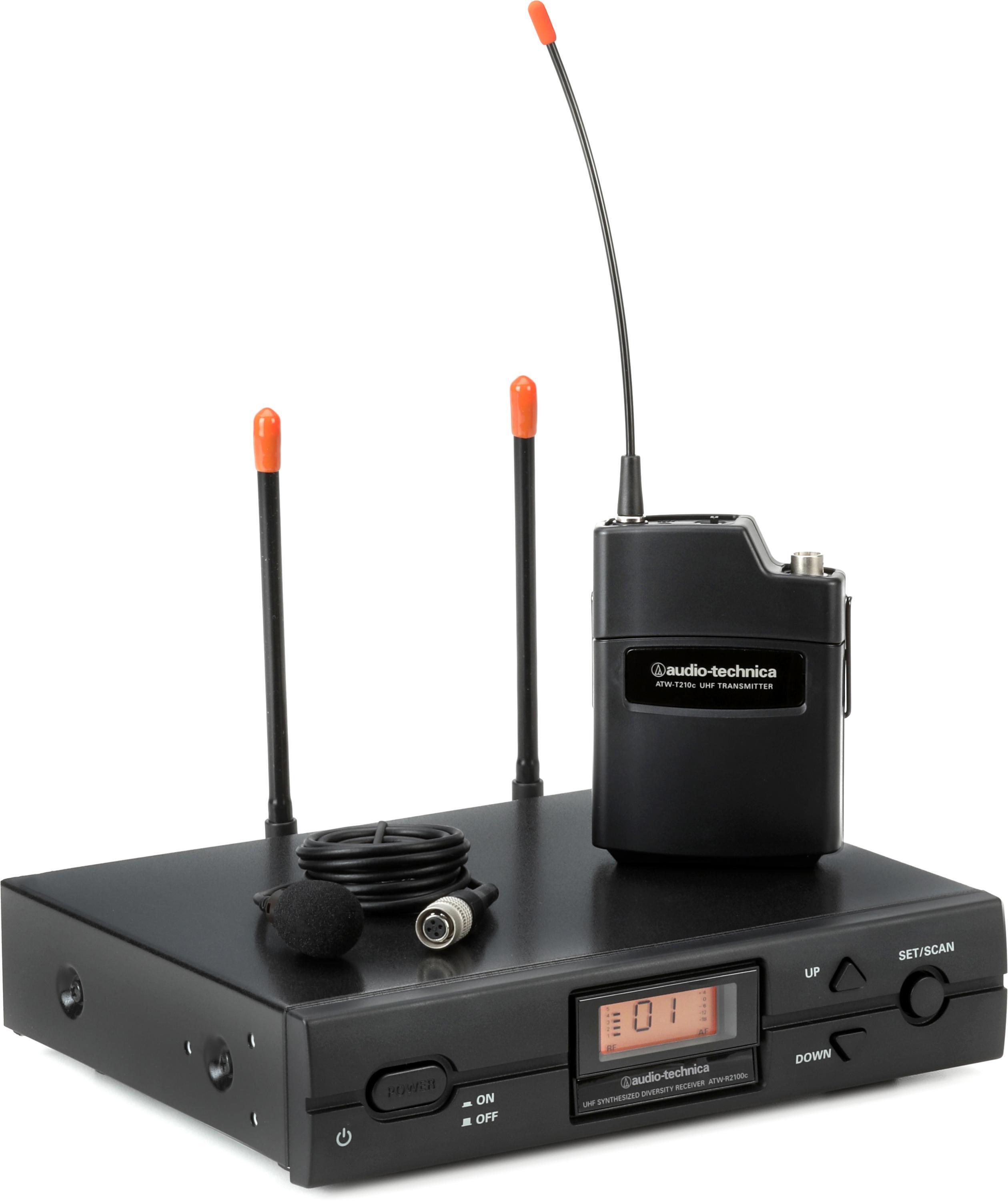 Photo of Audio-Technica ATW-2129c Wireless Lavalier Microphone System - S Band