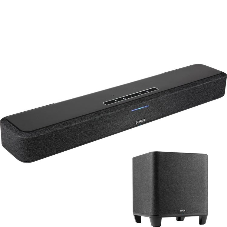 Denon Home Heos Soundbar Subwoofer Denon Home Sound Bar 550 Smart Sound Bar  With Wireless Subwoofer