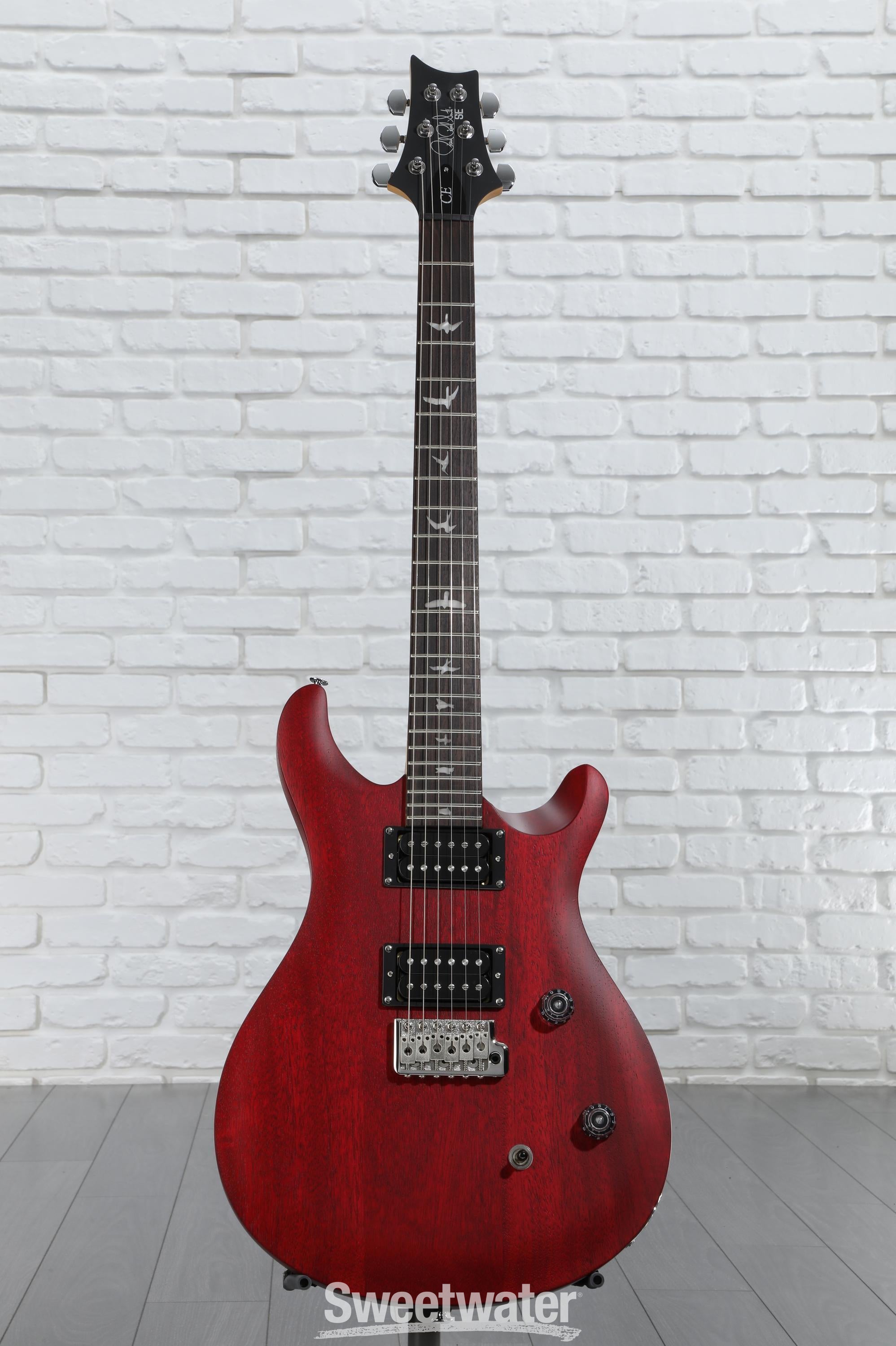 ギター PRS SE CE24 Standard Satin PRS SE CE24 Standard Satin Electric Guitar Vintage Cherry