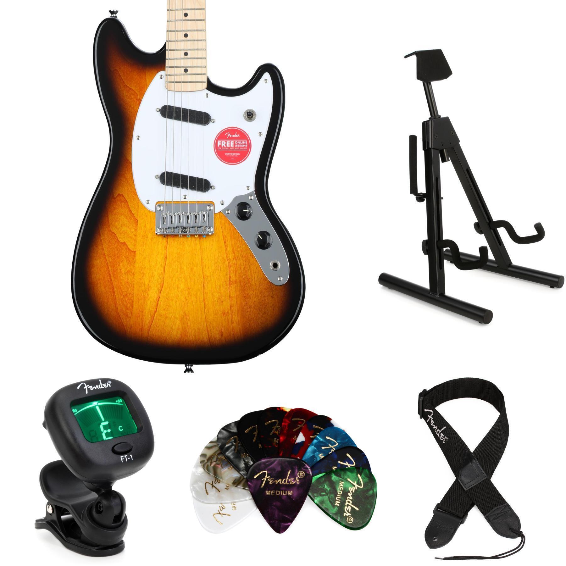 Squier Sonic Mustang Solidbody Electric Guitar - 2-color Sunburst