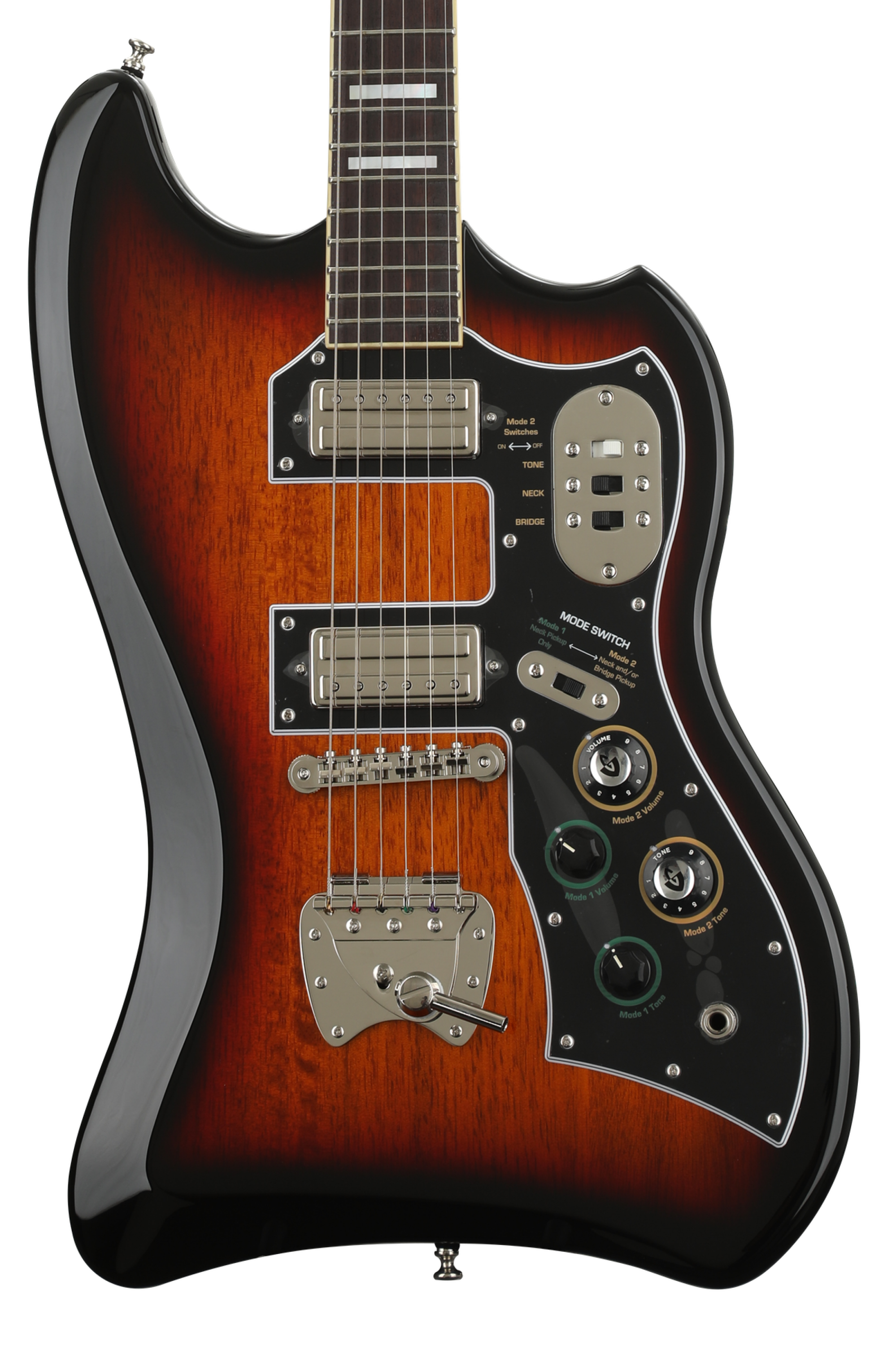 Guild S-200 T-Bird Electric Guitar - Antique Burst | Sweetwater Guild S-200 T-Bird Electric Guitar - Antique Burst | Sweetwater