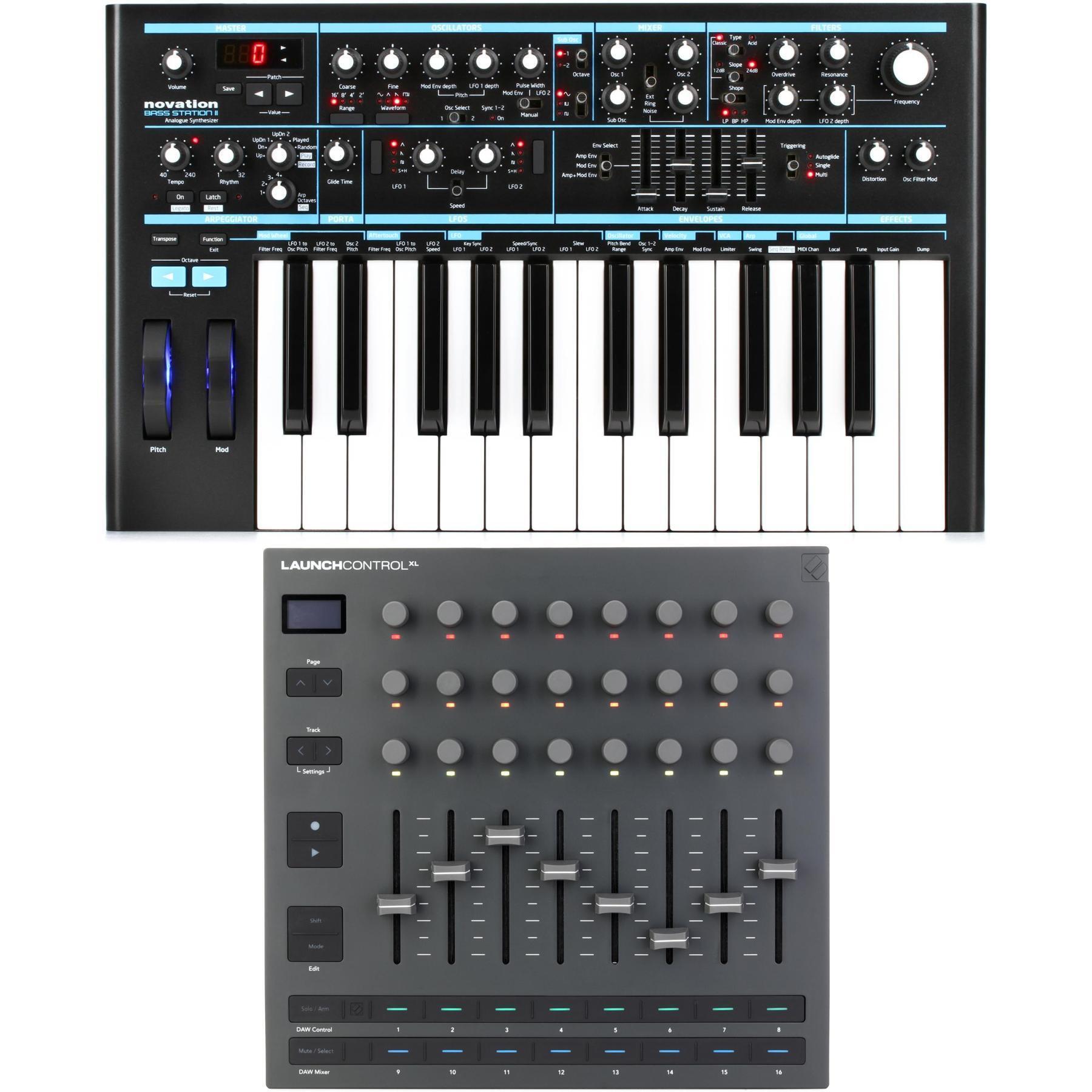Novation Launchpad Mini MK3 Grid Controller with Launch Control XL