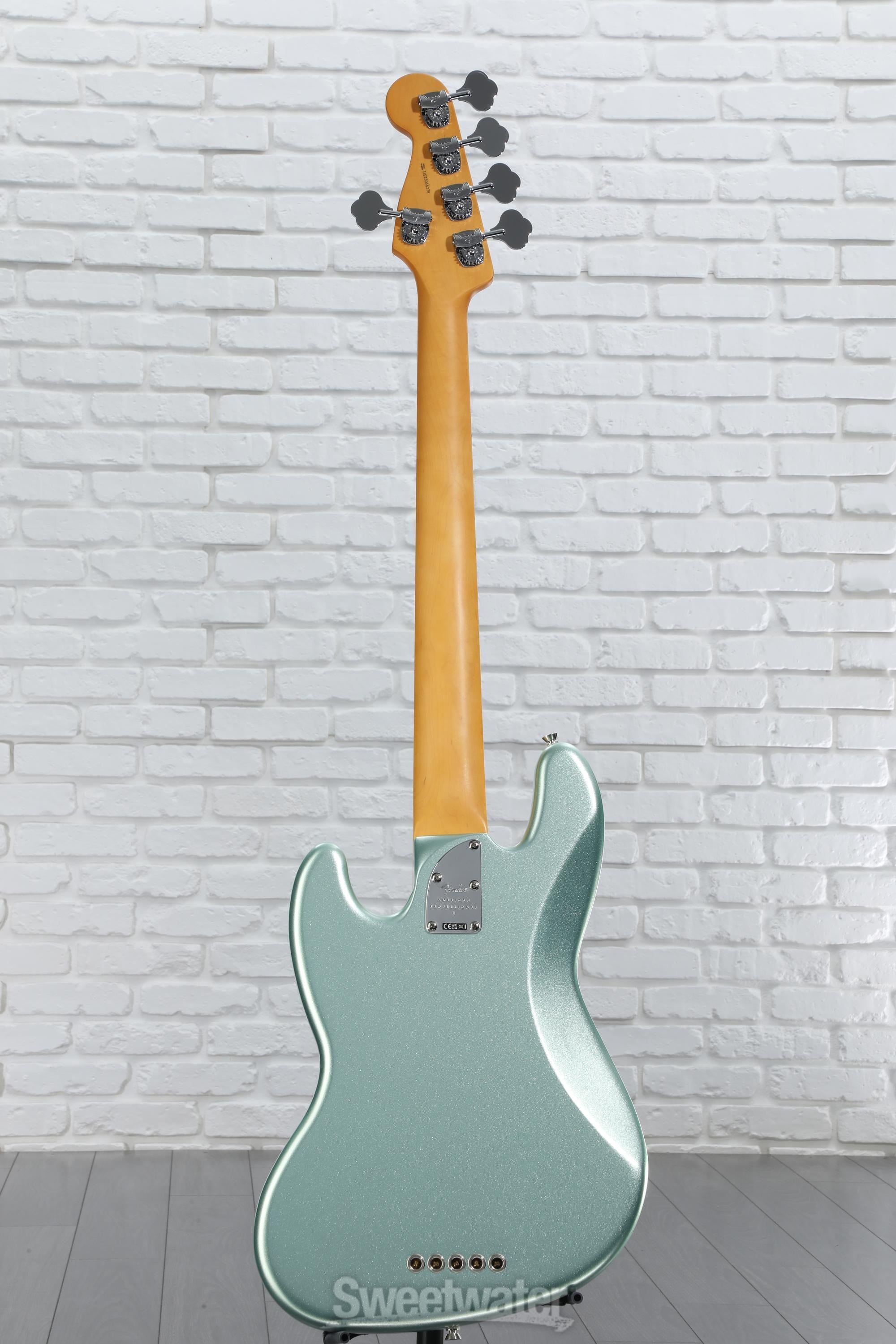ベース Fender American Professional Jazz Bass V Fender American Professional II Jazz Bass V - Mystic Surf