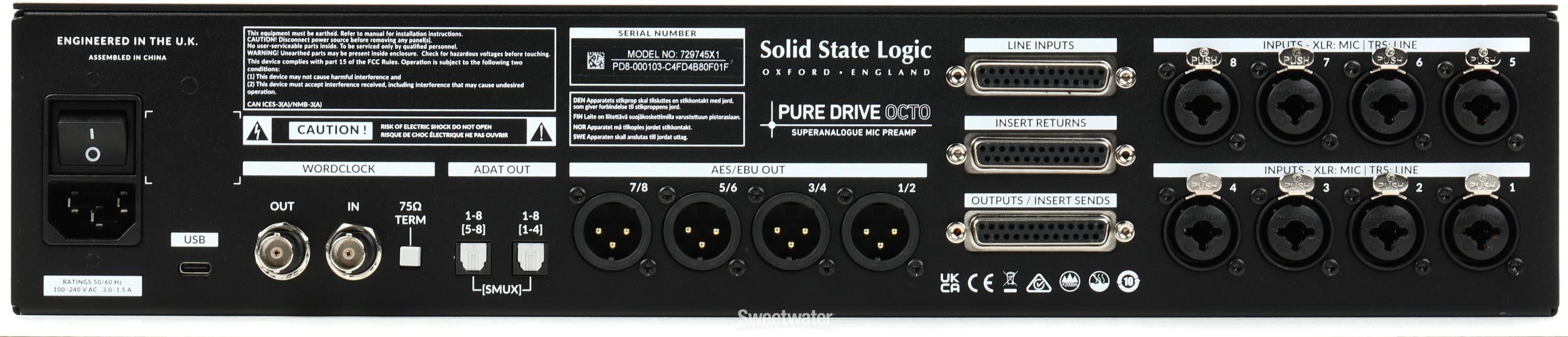 配信機器・PA機器・レコーディング機器 SSL (Solid State Logic) Pure Drive Octo PURE DRIVE OCTO - Solid State Logic Japan