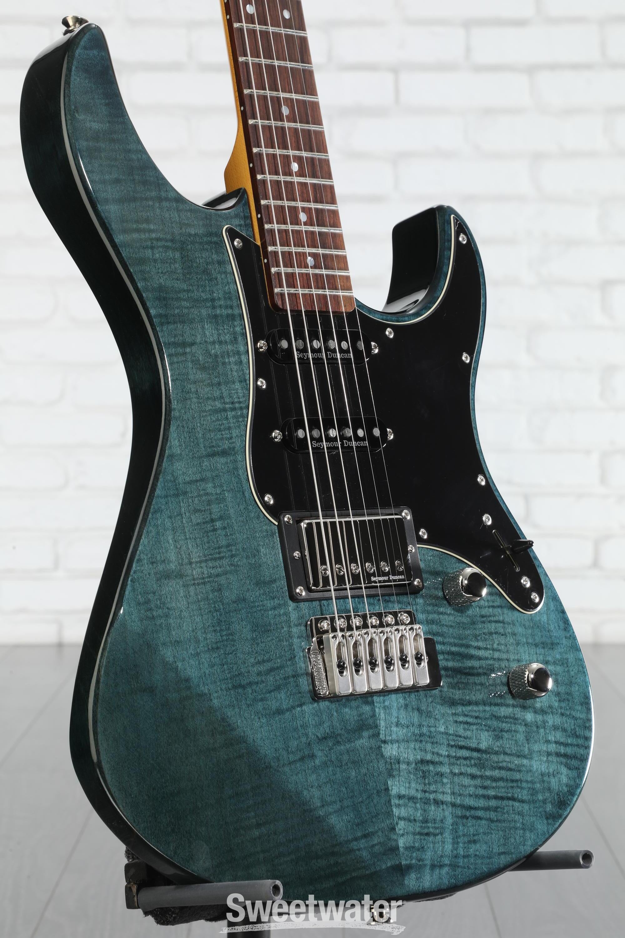 Yamaha Pacifica PAC612VIIFM Electric Guitar - Indigo Blue | Sweetwater