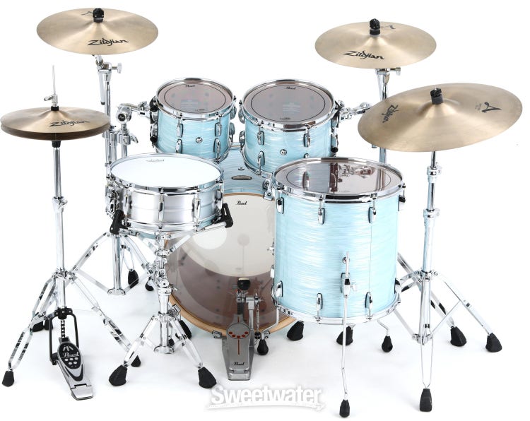 Pearl Music City Custom Reference Pure RFP822DB/C 8-piece Shell Pack -  Turquoise Glass