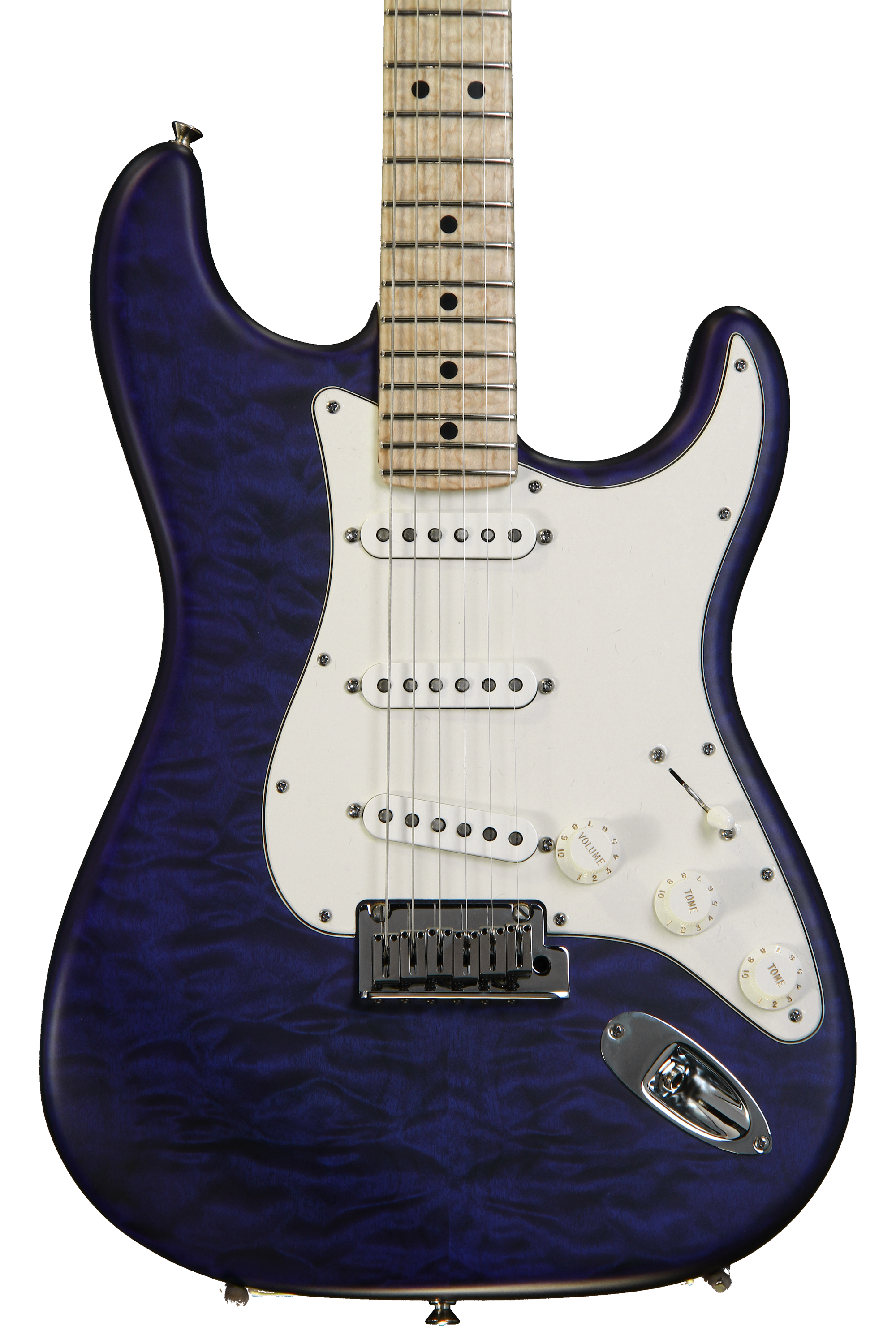 FENDER Fender Custom Shop Deluxe Stratocaster 2015 Satin Transparent Cobalt Blue With AAA Quilted Maple Top フェンダー カスタムショップ