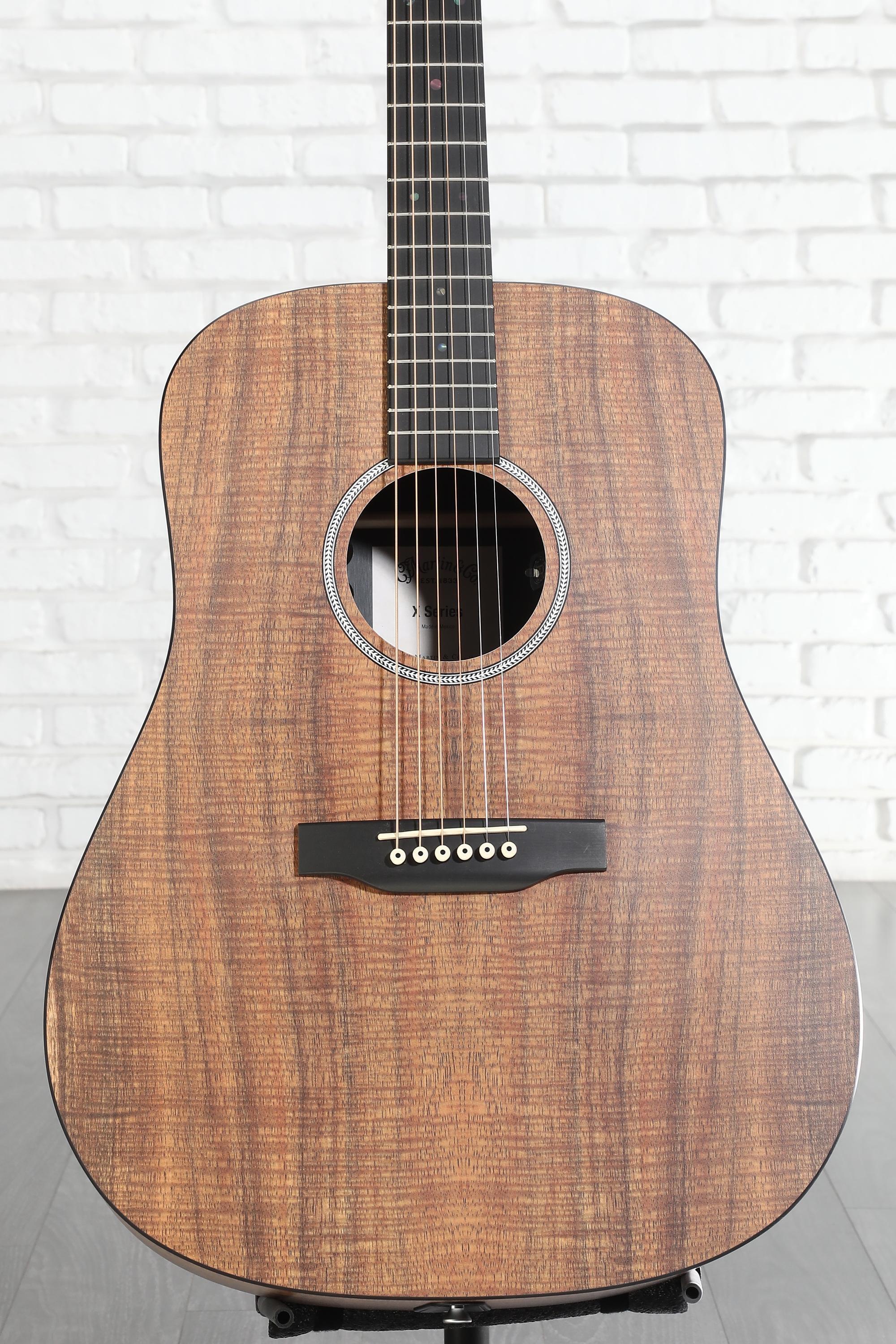 Martin D-X1E Koa Acoustic-electric Guitar - Figured Koa | Sweetwater