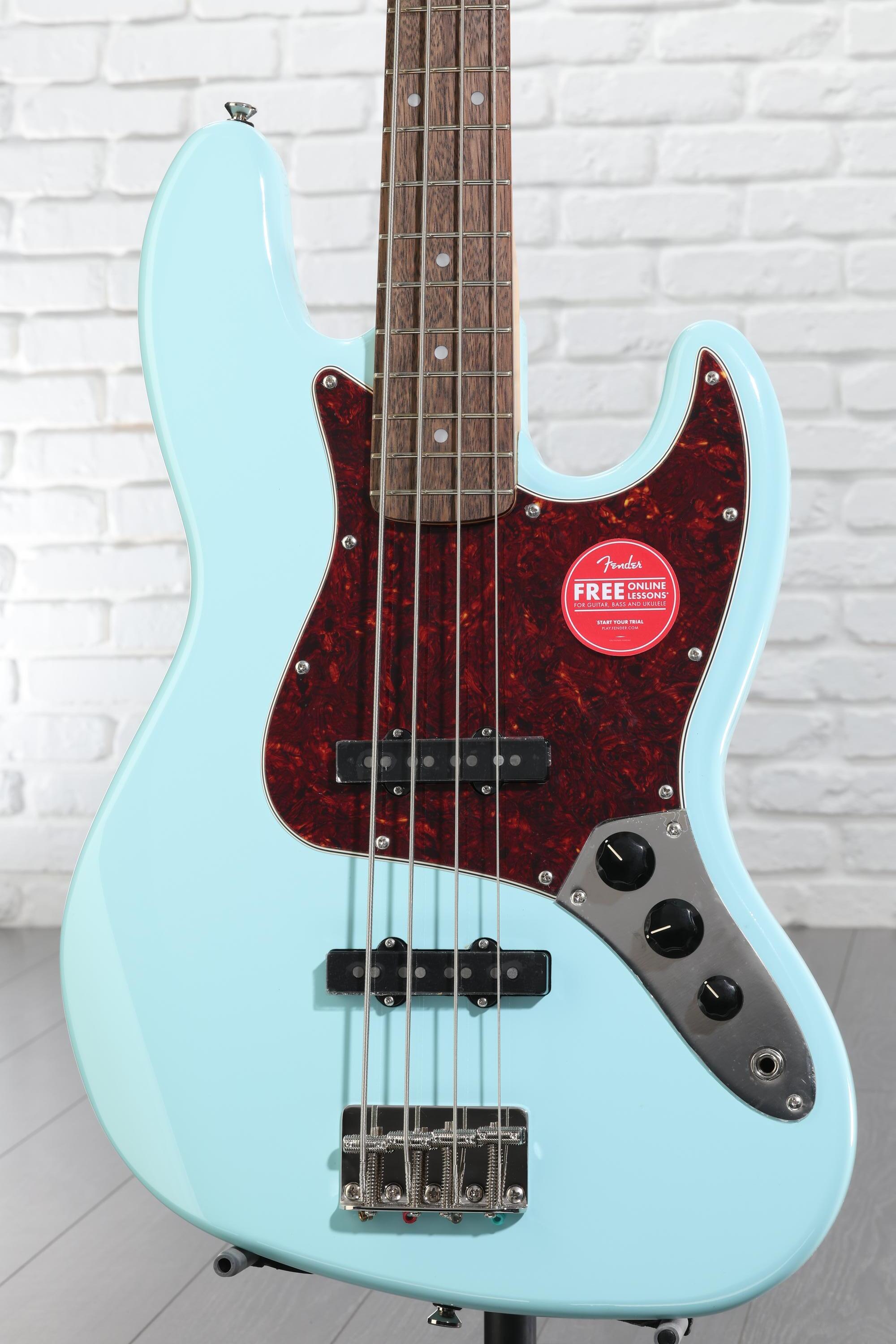 Squier Classic Vibe '60s Jazz Bass - Daphne Blue | Sweetwater