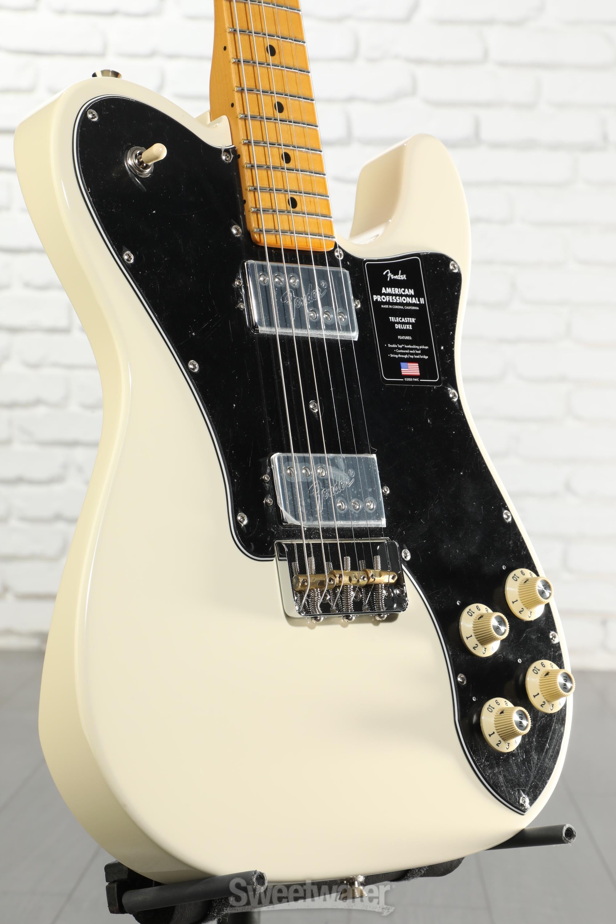 Fender American Professional II Telecaster Deluxe - Olympic White