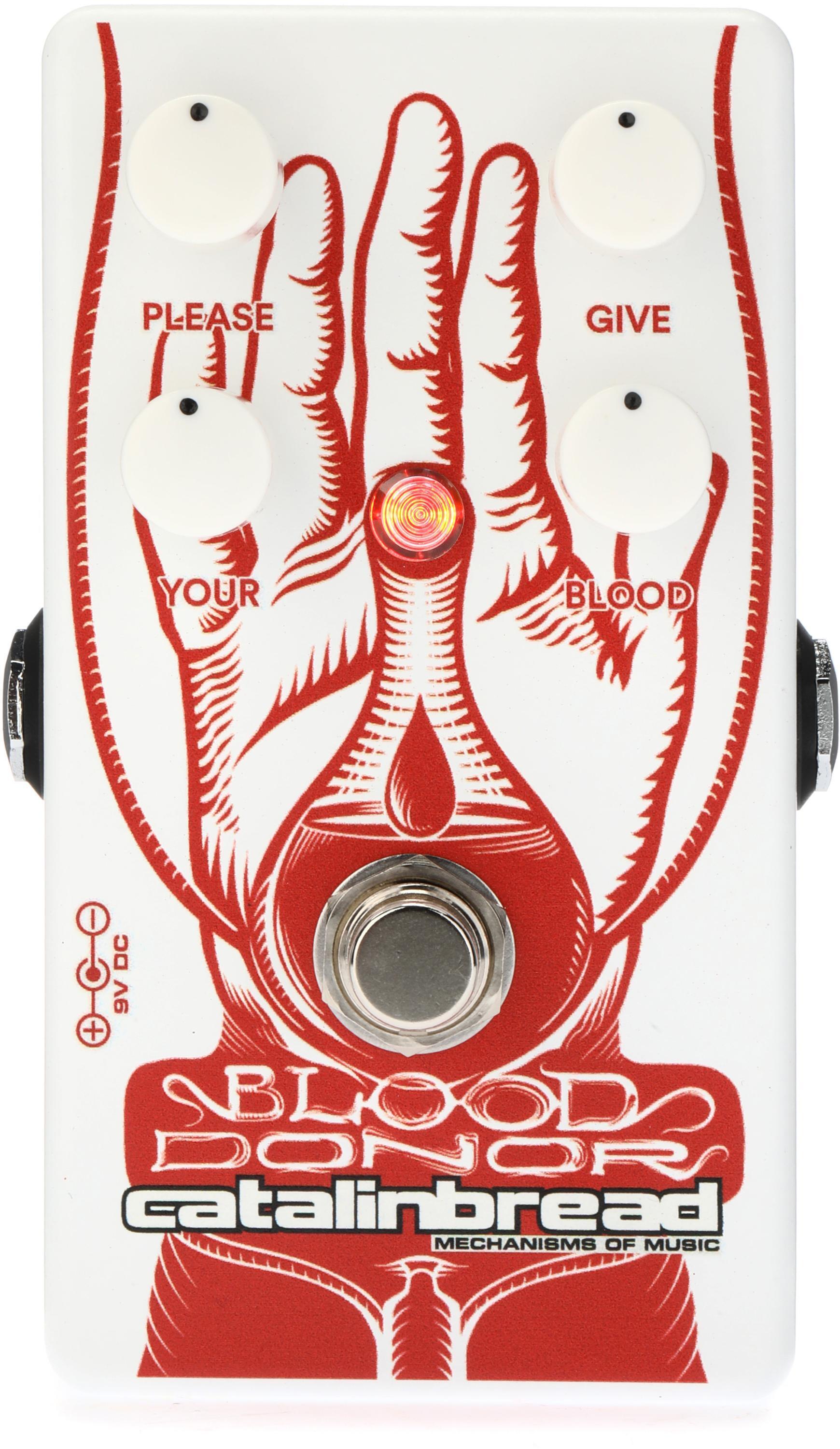 catalinbread BLOOD DONOR ファズディストーション Catalinbread Blood Donor Fuzz Pedal | Sweetwater