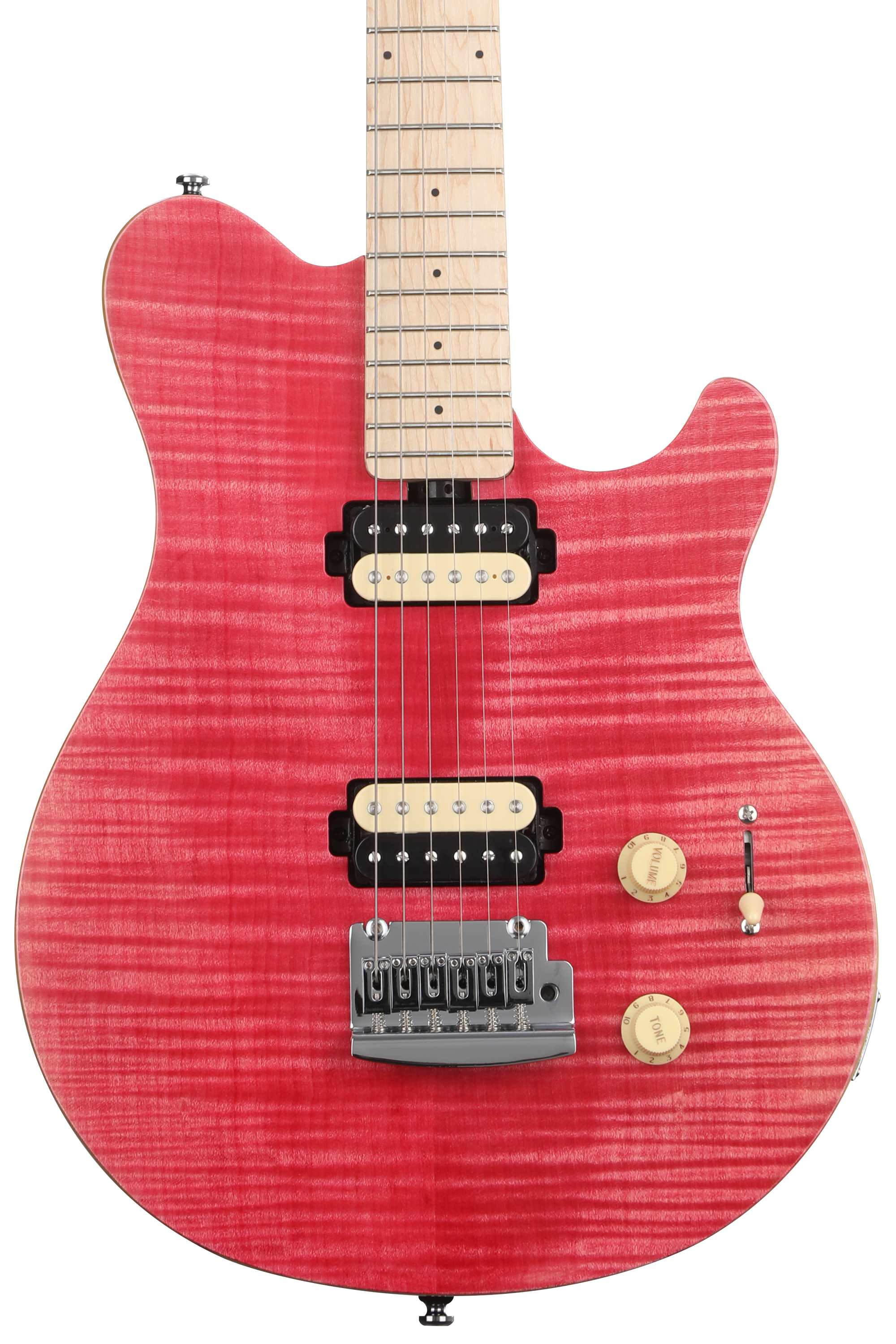Sterling by MUSICMAN AXIS AX40-TPK-M (Trans Pink) ｜イケベ