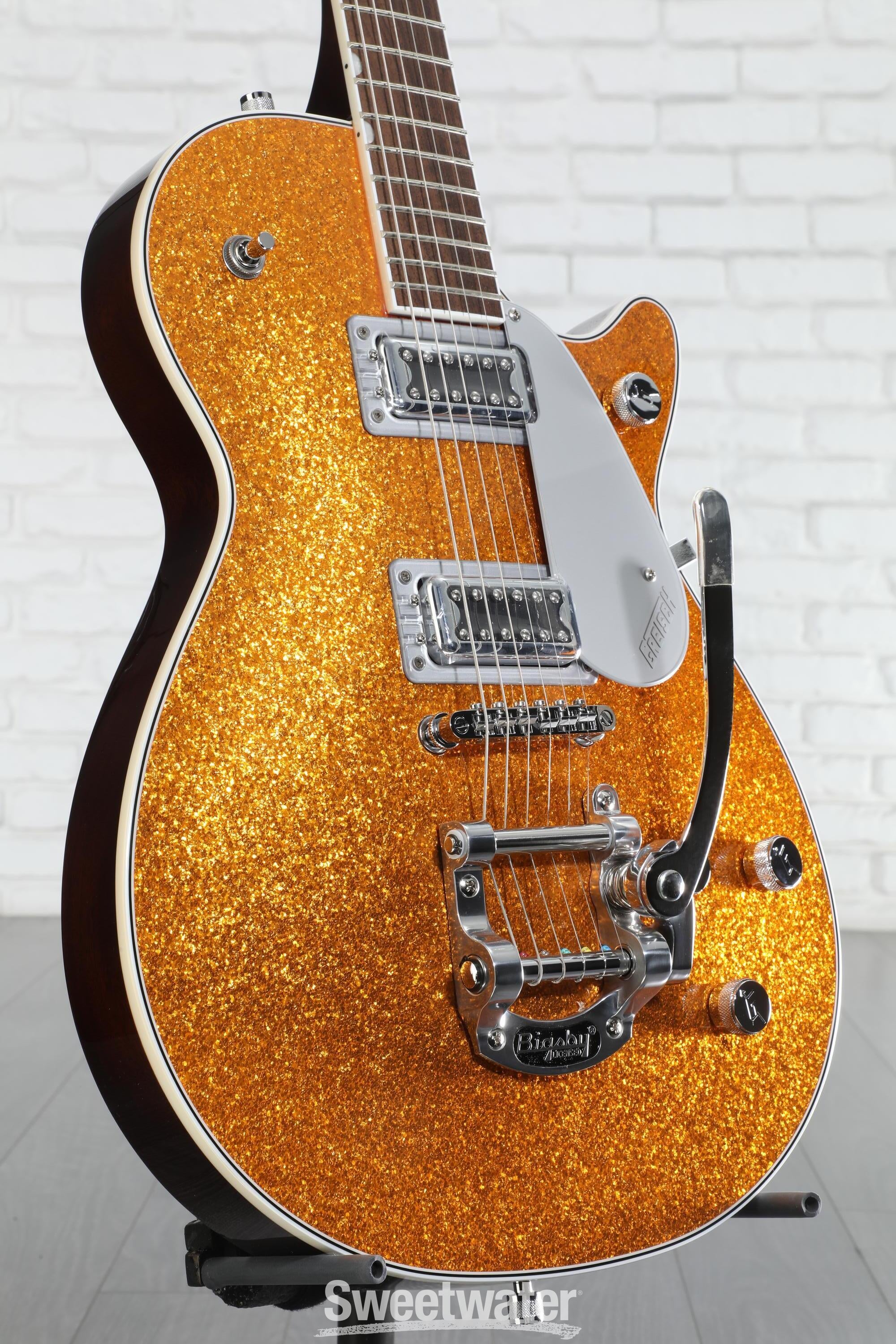 Gretsch Electromatic Jet Electric Guitar - Gold Sparkle | Sweetwater