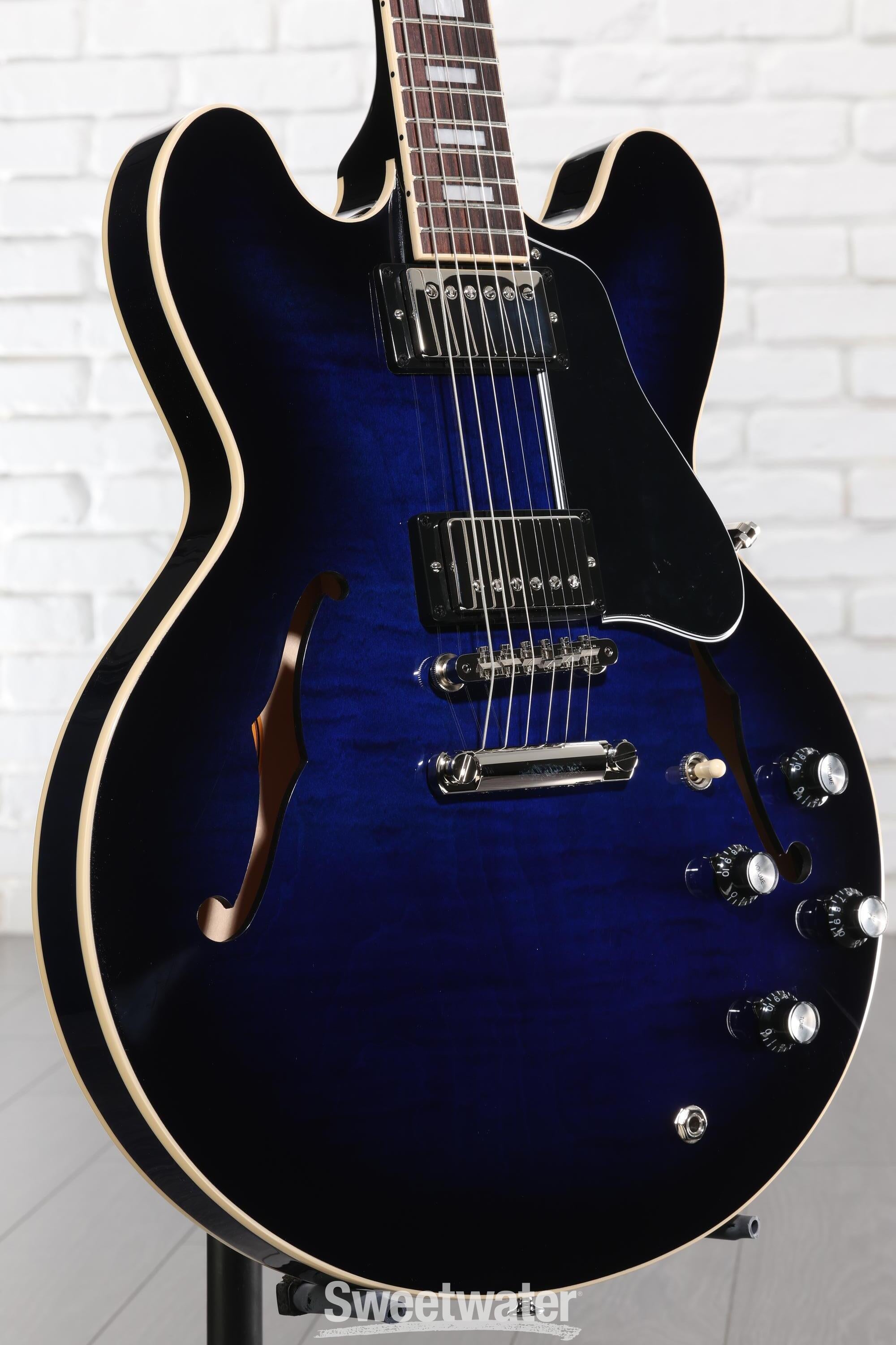 Photo of Gibson ES-335 Figured Semi-hollowbody Electric Guitar - Deep Ocean Burst