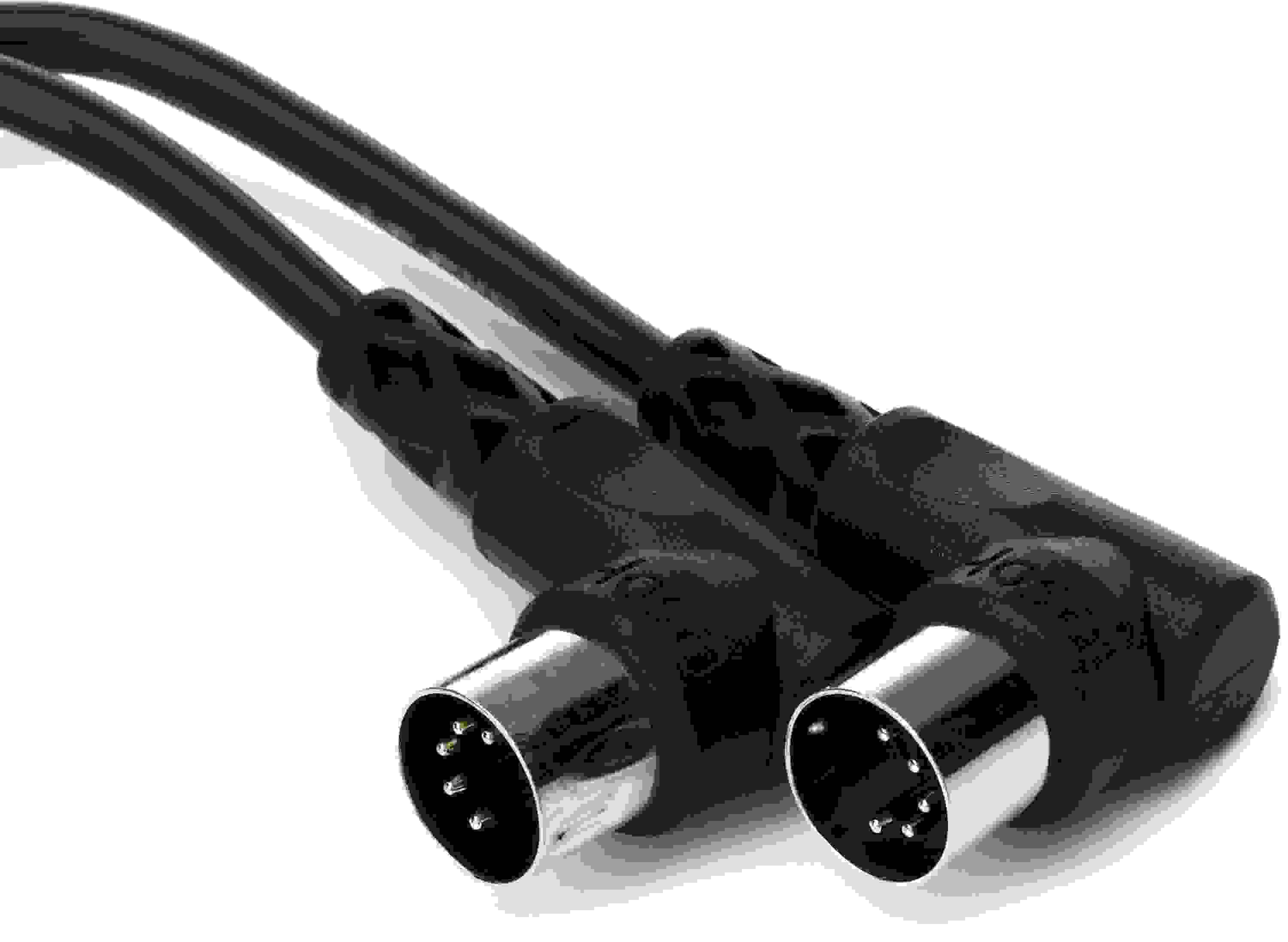 Hosa MID305RR Rightangle MIDI Cable 5 foot Sweetwater