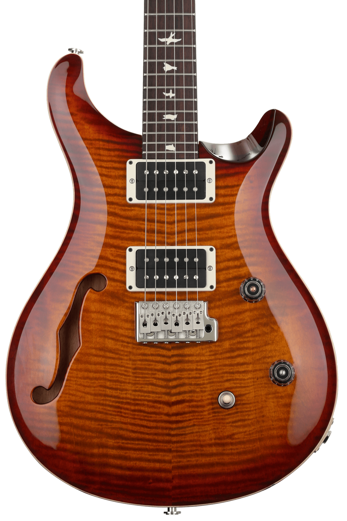 ギター PRS CE 24 Semi-Hollow Amber 2022 PRS CE 24 Semi Hollow Black Amber (988) - Willcutt Guitars