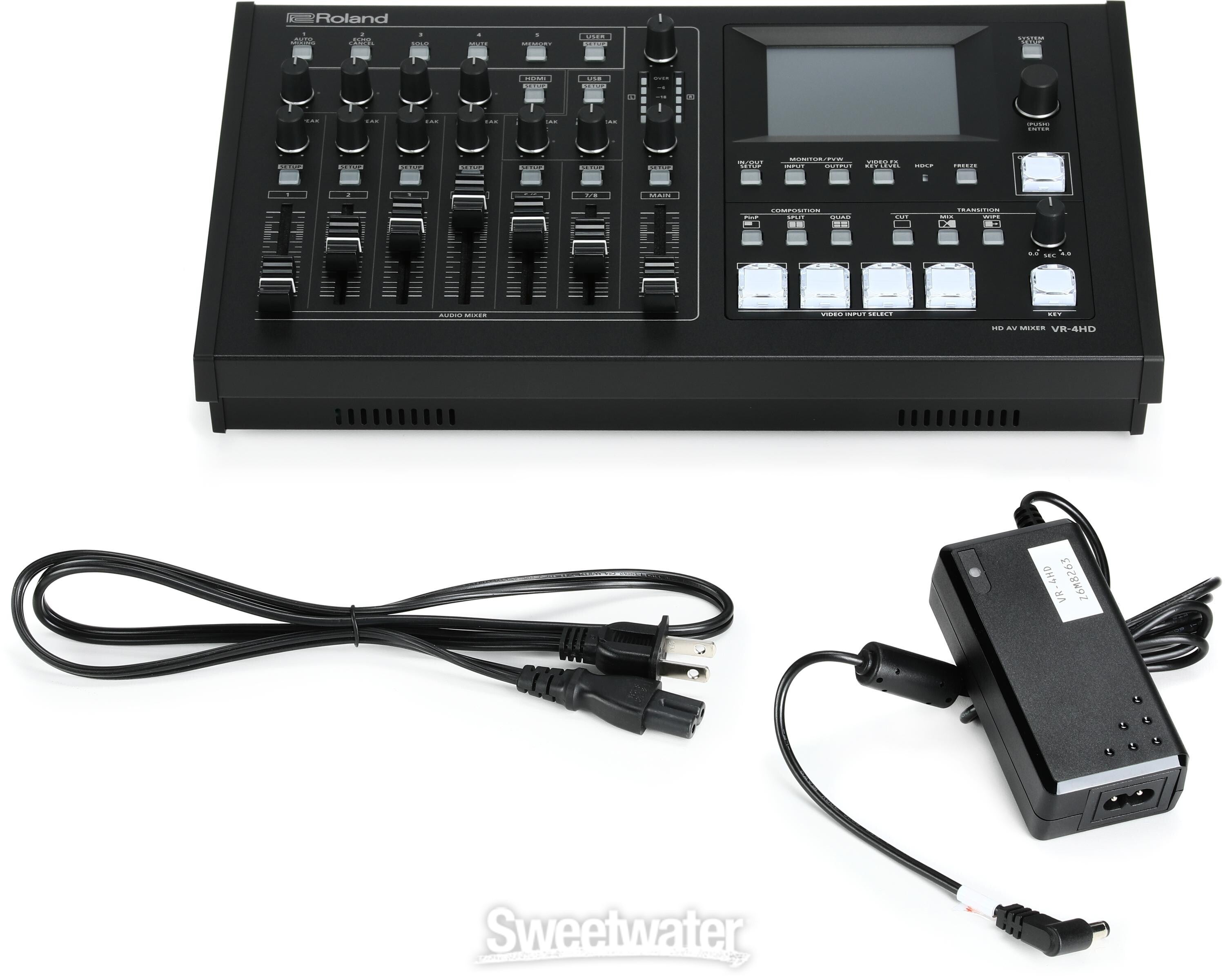 Roland VR-4HD HD A/V Mixer Reviews | Sweetwater