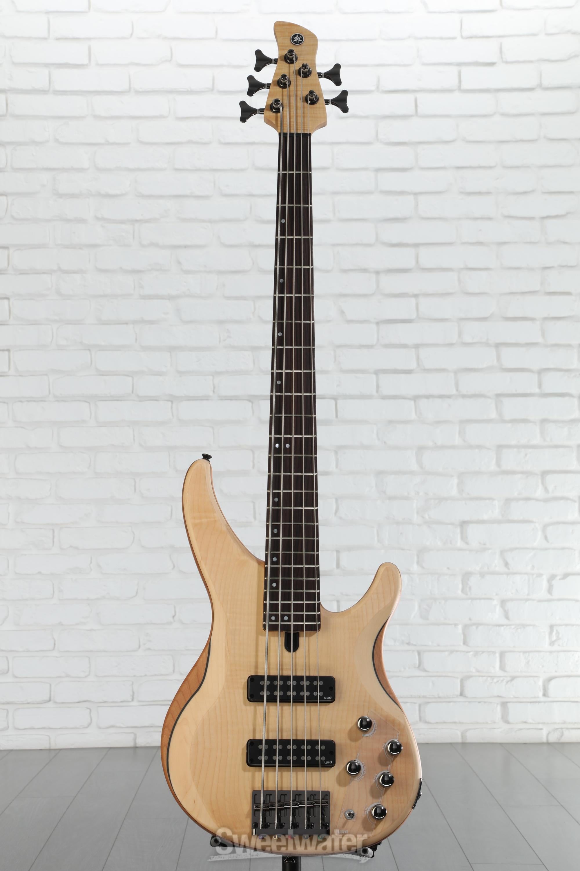 Yamaha TRBX605FM 5-string Bass Guitar - Natural Satin