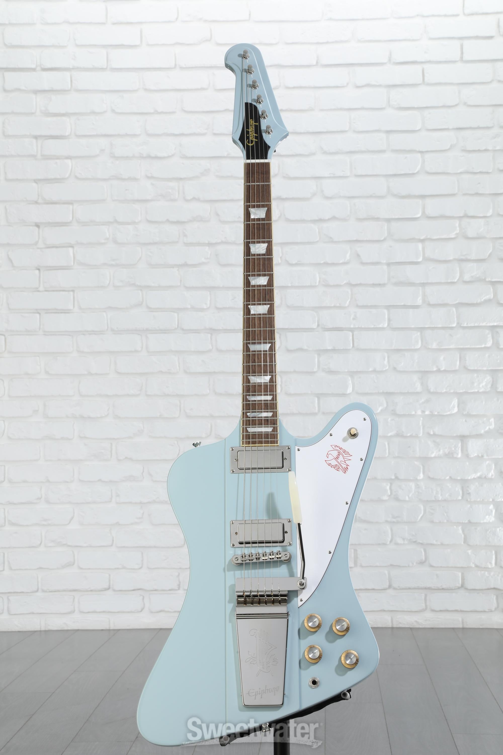 ギター epiphone1963 firebird V flost blue NEW Epiphone 1963 Firebird V - Frost Blue (965) - Mountain
