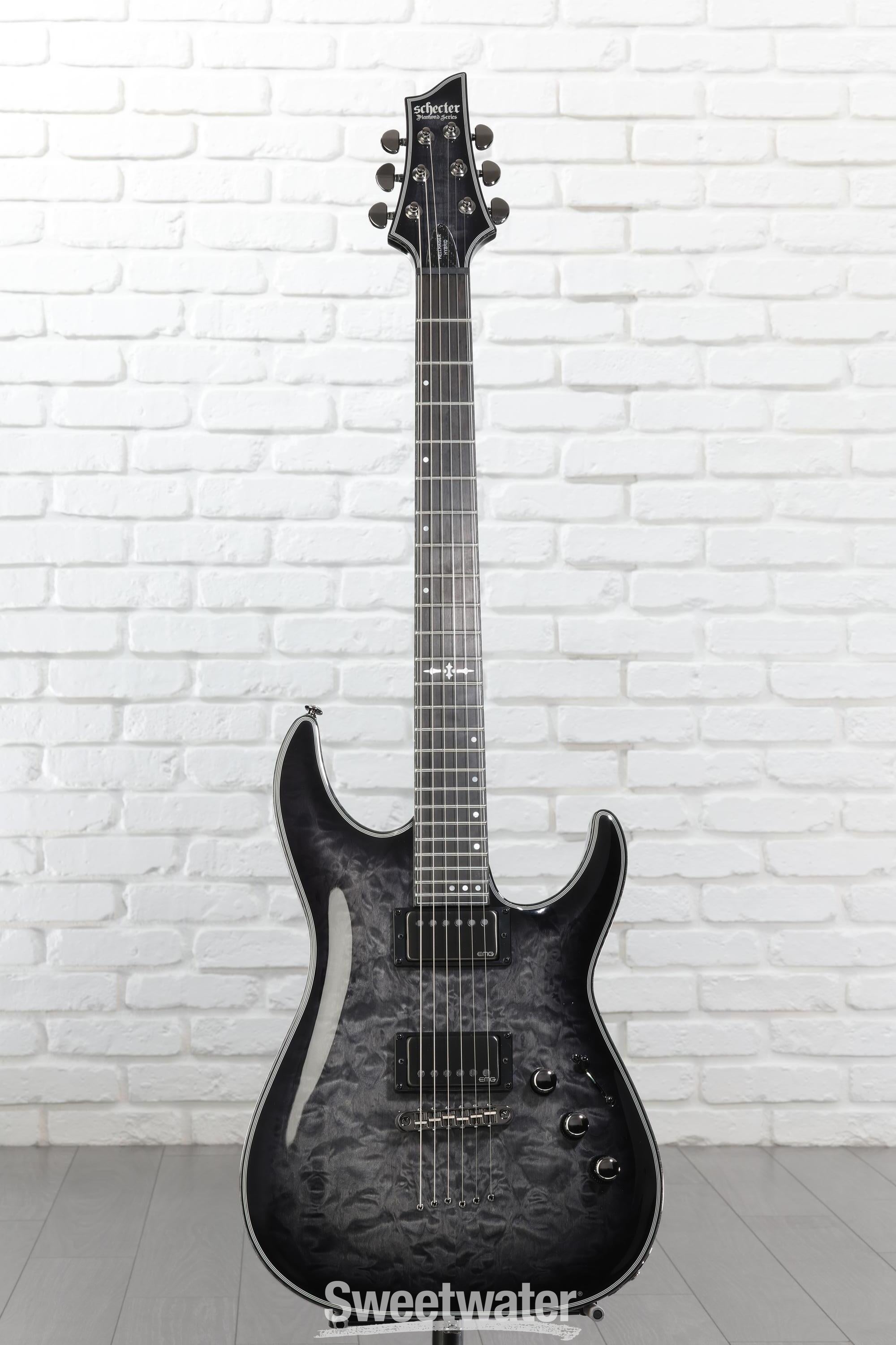 Schecter Hellraiser Hybrid C-1 - Trans Black Burst | Sweetwater