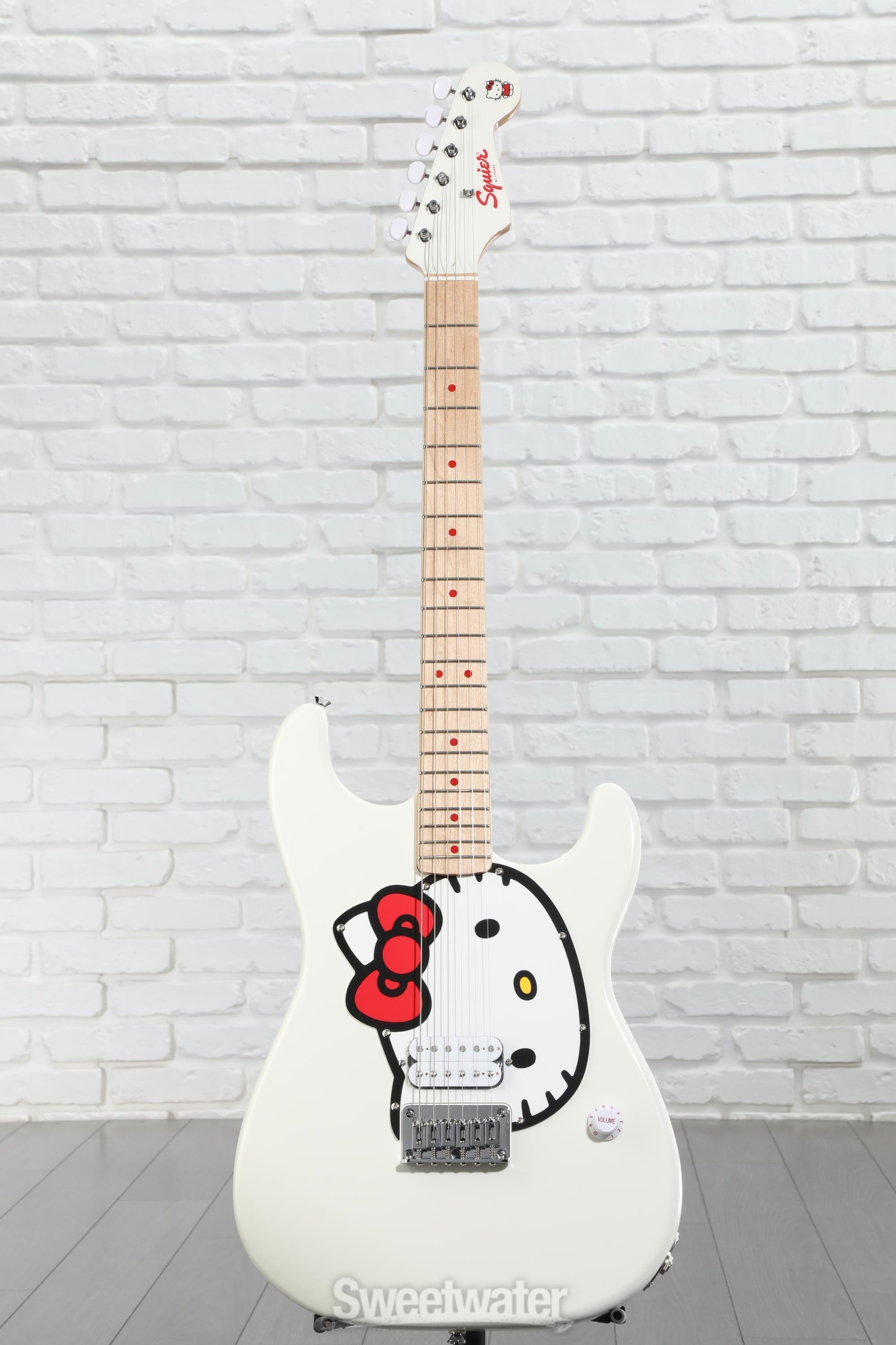 Hello Kitty Squier エレキギター スクワイヤー スクワイヤー エレキギター Hello Kitty Stratocaster Squier x Hello
