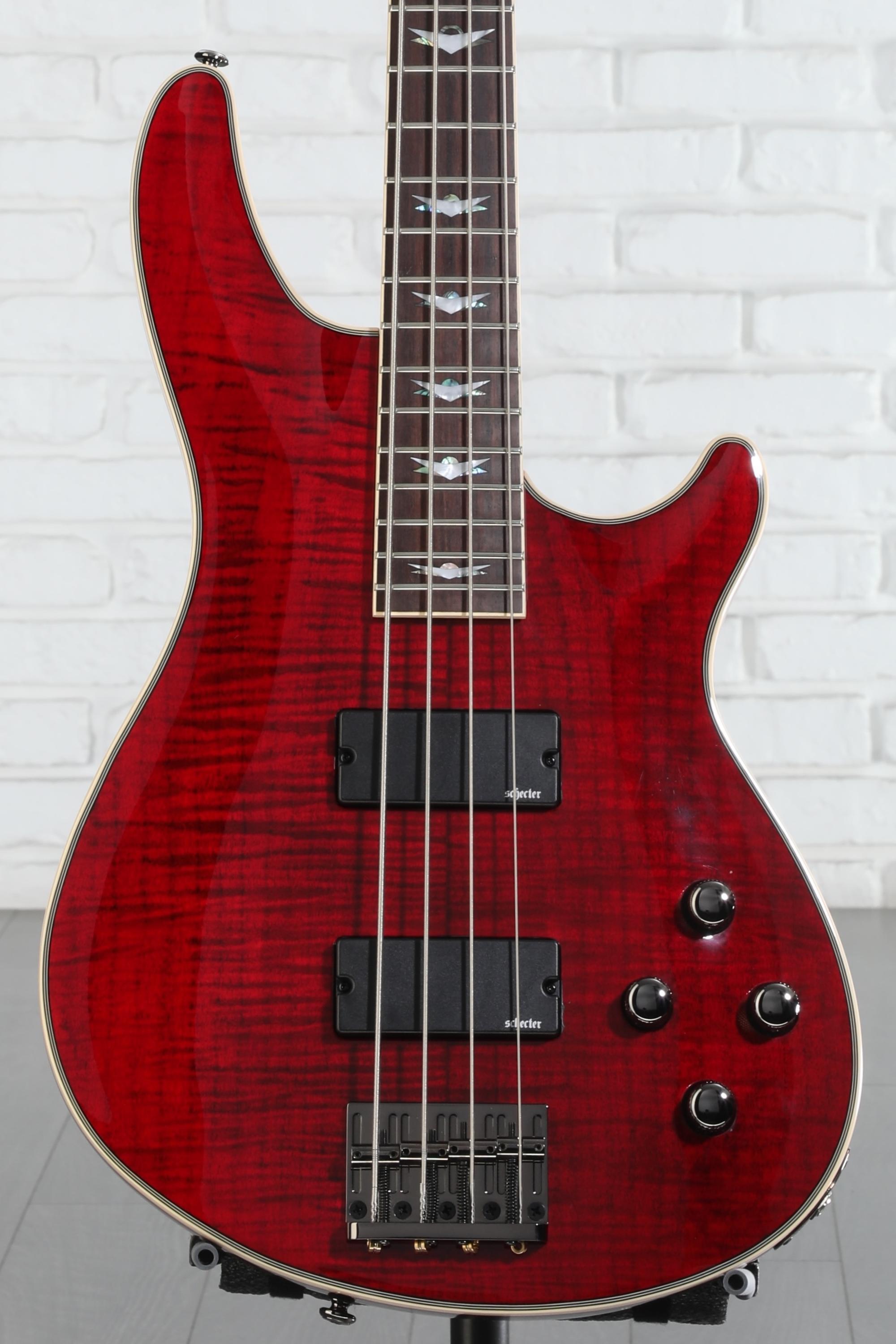 Schecter Omen Extreme-4 Bass Guitar - Black Cherry | Sweetwater
