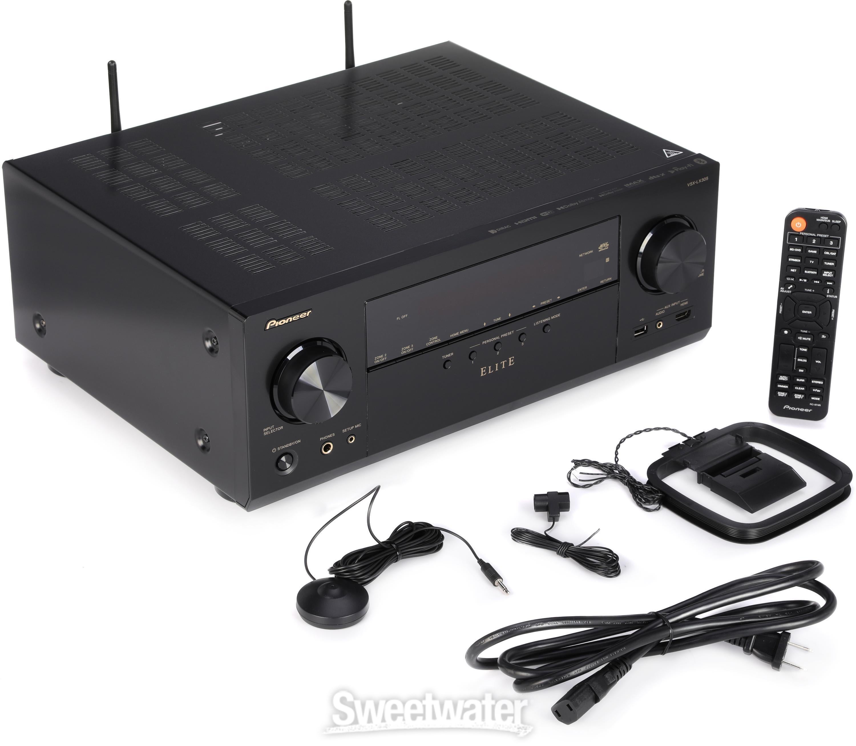 Pioneer Elite VSX-LX305 100-watt 9.2-channel 8K A/V Receiver