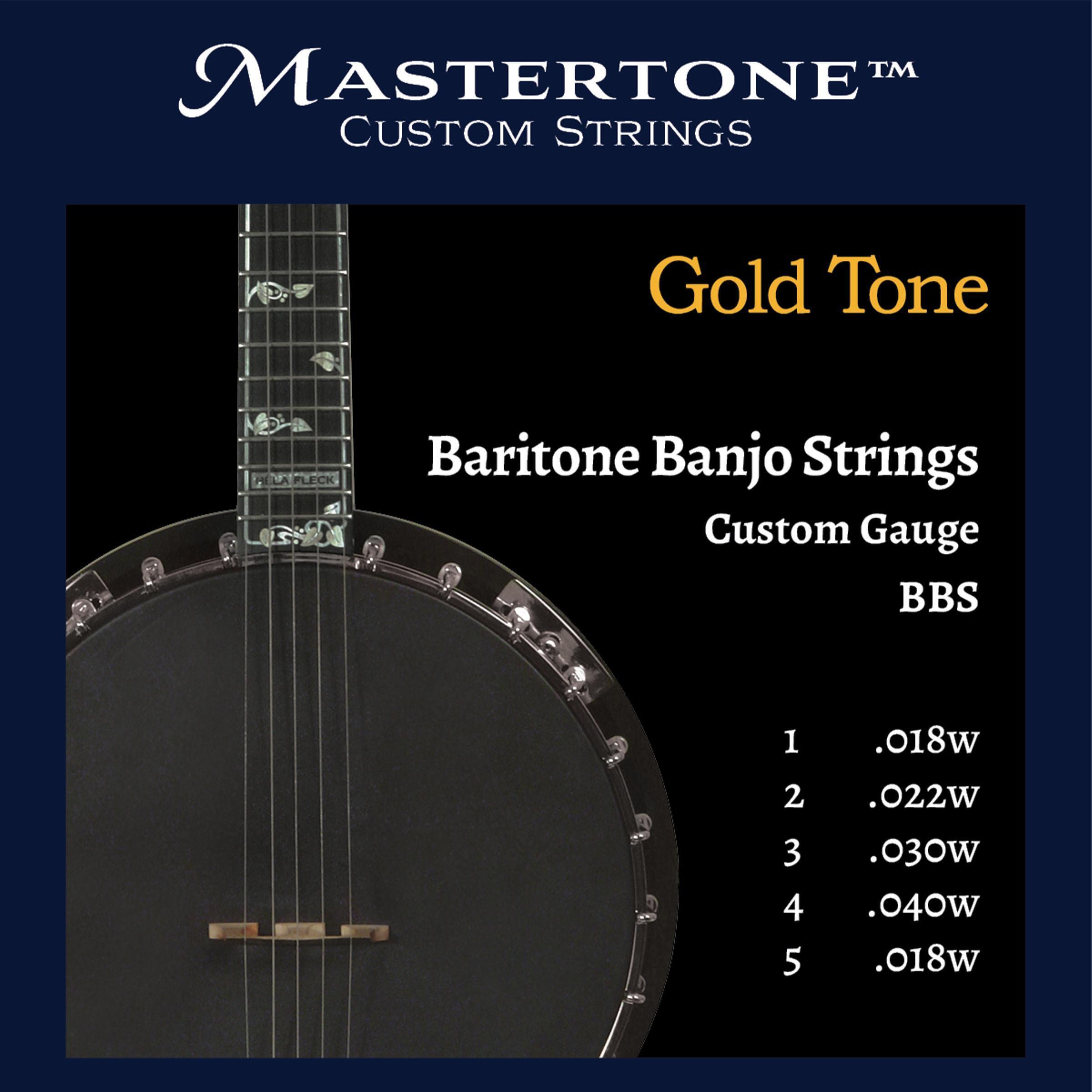 Gold Tone BBS Missing Link Baritone Banjo String Set - .018-.040 ...