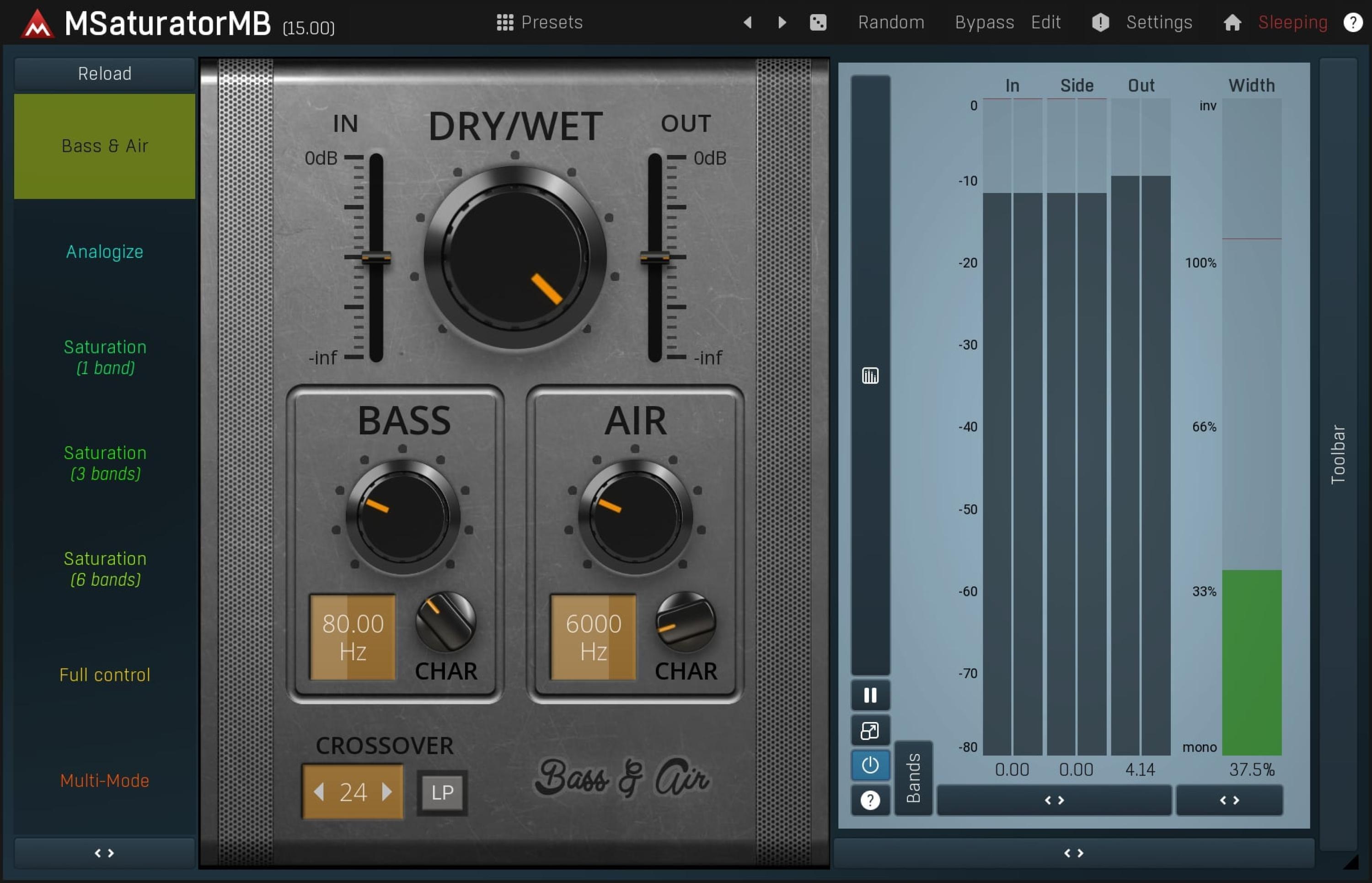 Photo of MeldaProduction MSaturatorMB Saturation Plug-in