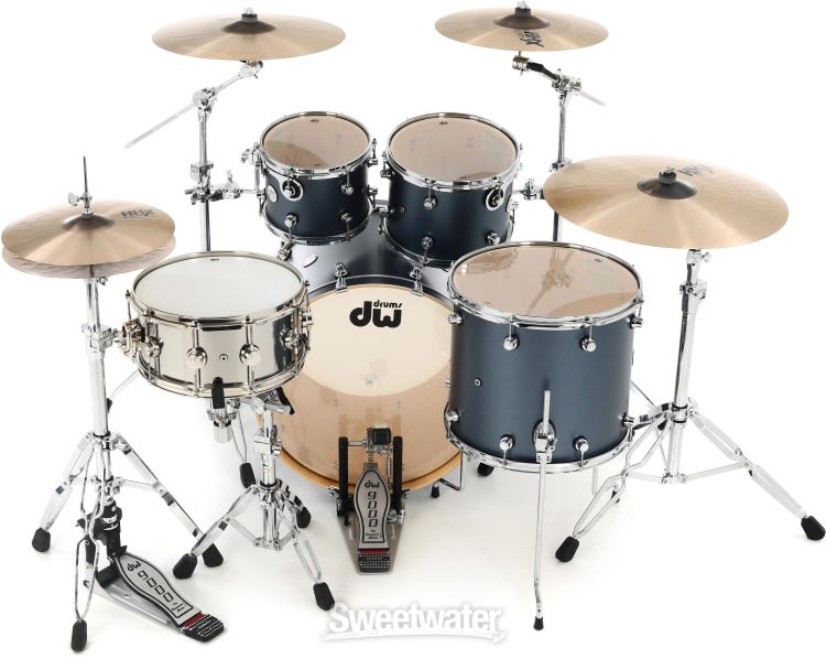 DW DDLM2214BS Design Series 4-piece Shell Pack - Blue Slate