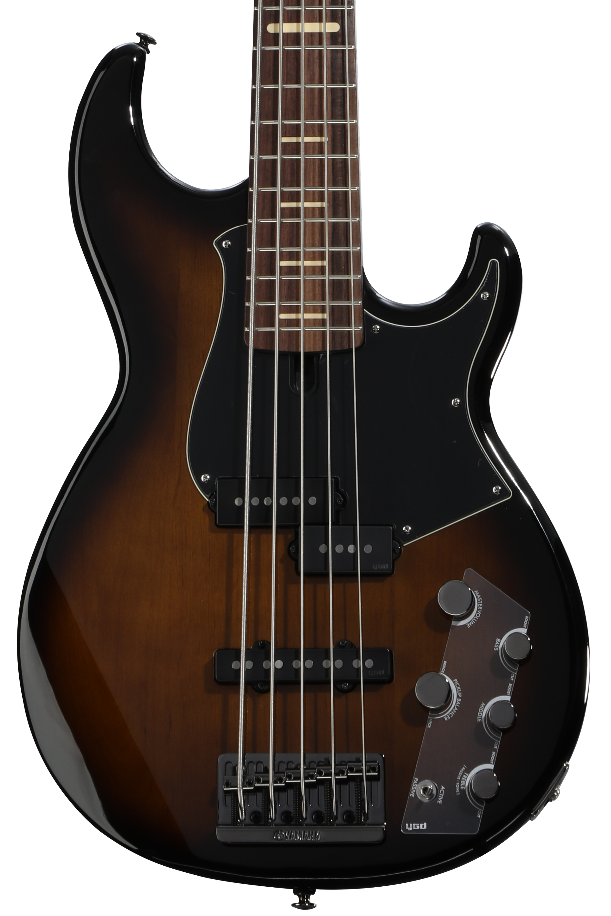 Yamaha BB735A 5-string Bass Guitar - Dark Coffee Sunburst | Sweetwater