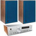 Photo of JBL Lifestyle SA750 Streaming Integrated Stereo Amplifier and JBL Lifestyle L100 Classic MKII Bookshelf Speakers - Blue
