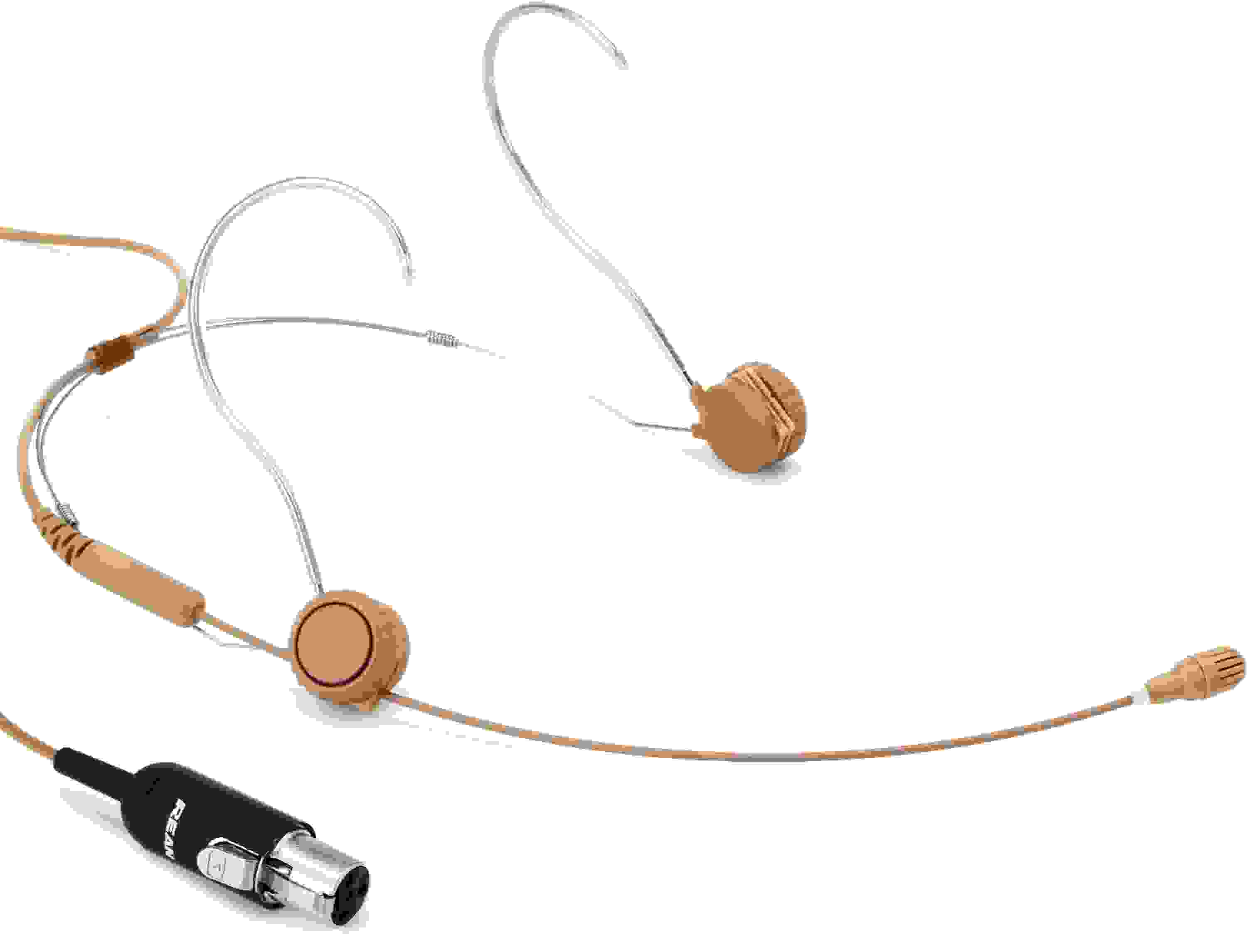 Shure TwinPlex TH53C/O-MTQG Omnidirectional Headset Microphone with TA4F Connector - Cocoa
