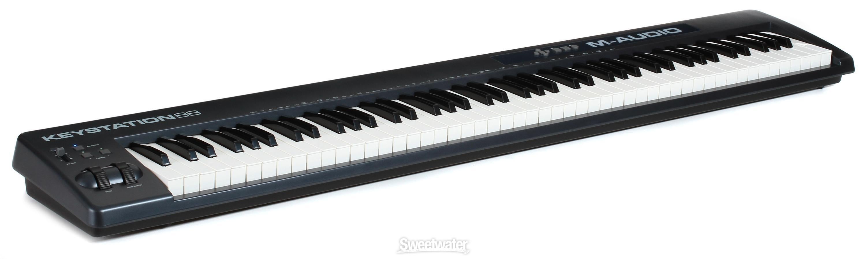 M-Audio Keystation 88 88-key Keyboard Controller Reviews | Sweetwater