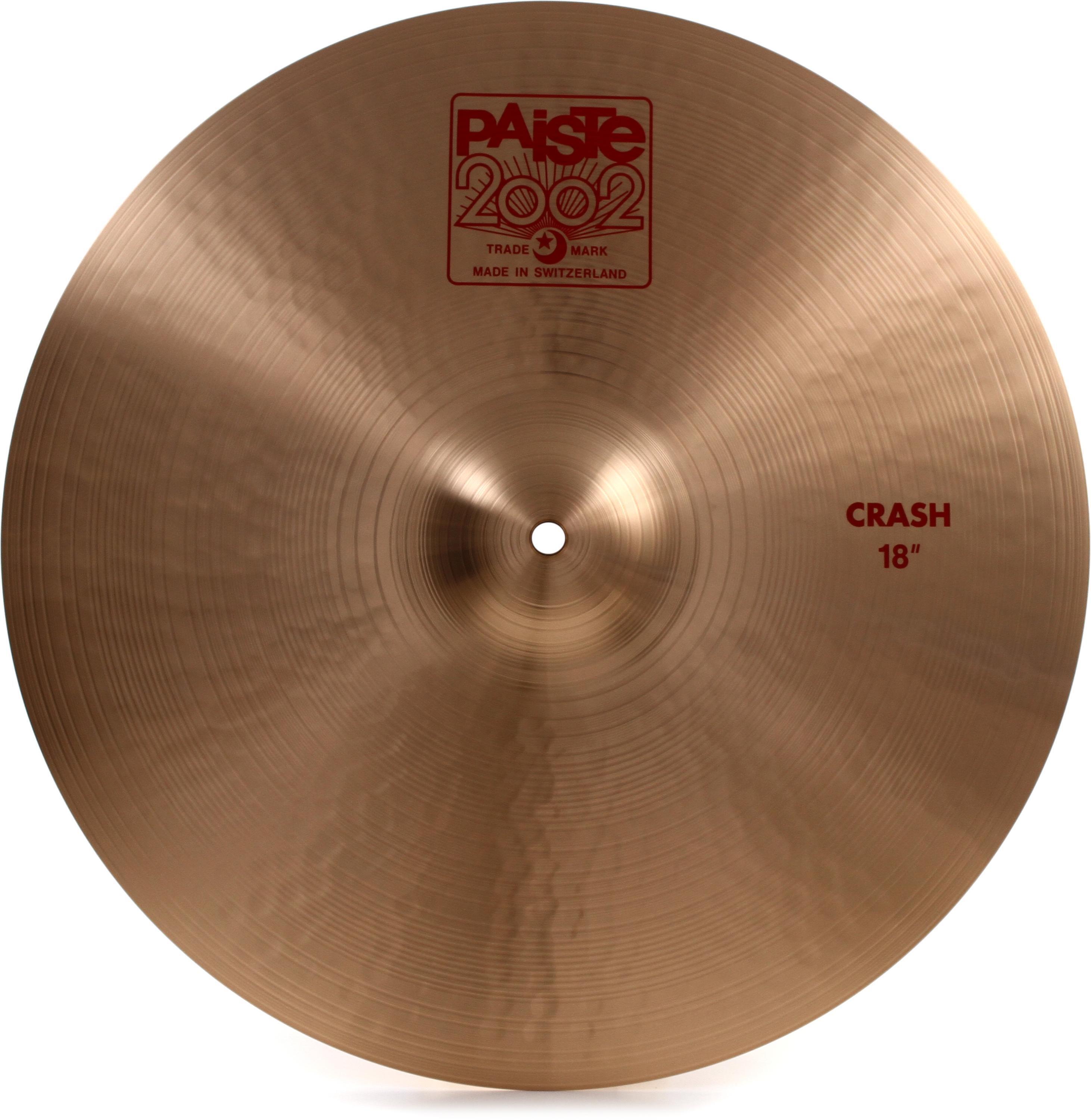 週間特売PAISTE（パイステ）2002 CRASH 18インチ　シンバル シンバル