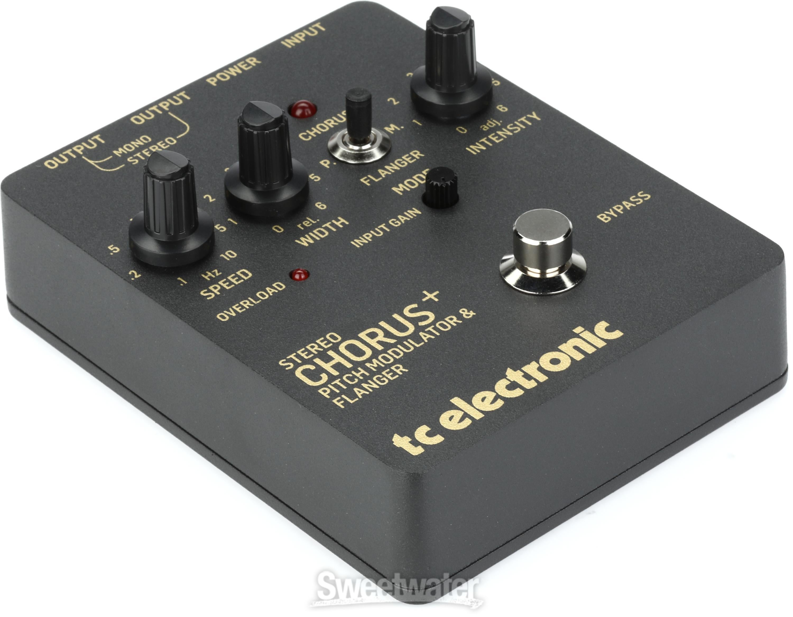 TC Electronic SCF Gold Stereo Chorus Flanger Pedal | Sweetwater