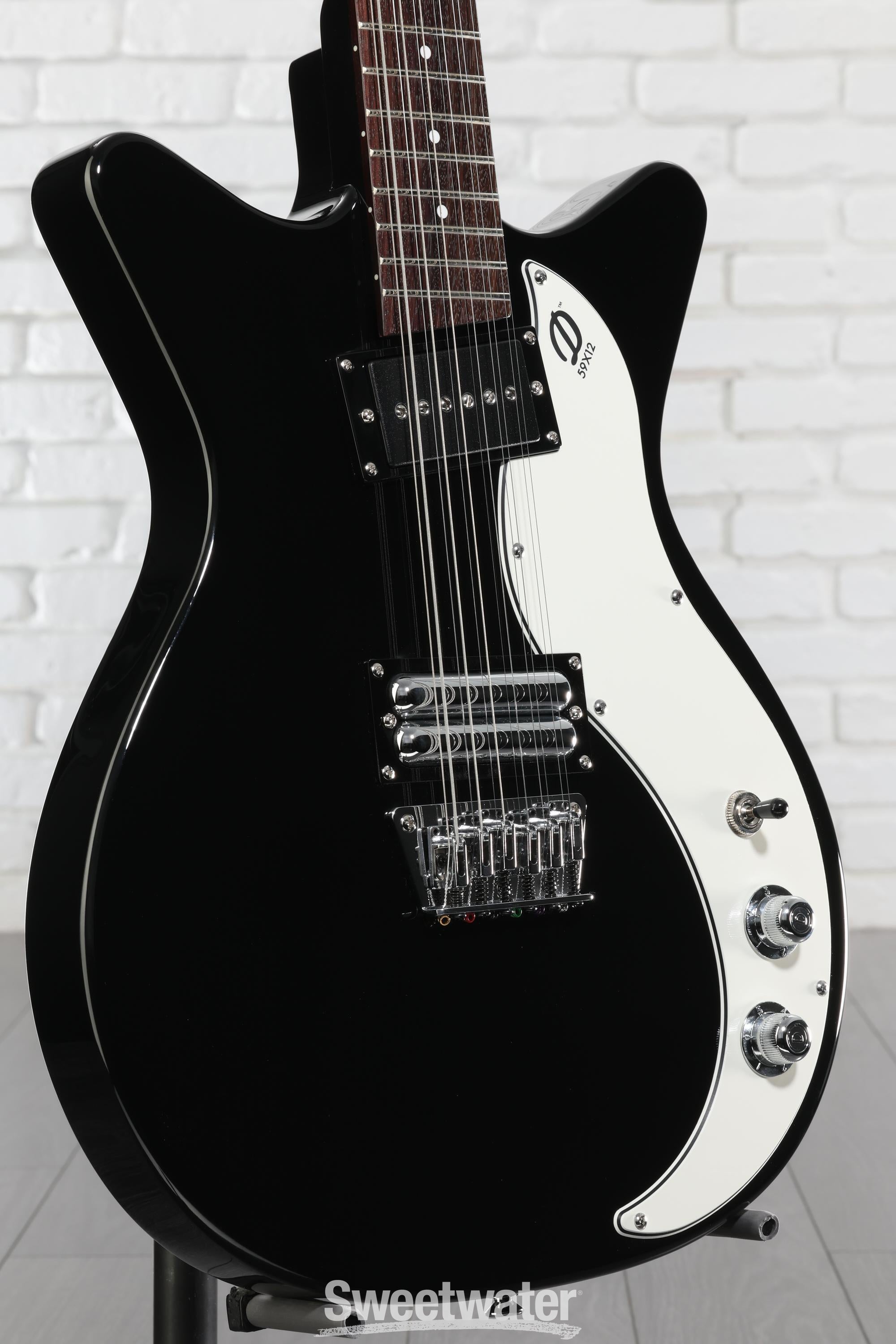 Danelectro 59X12 12-string Electric Guitar - Black | Sweetwater