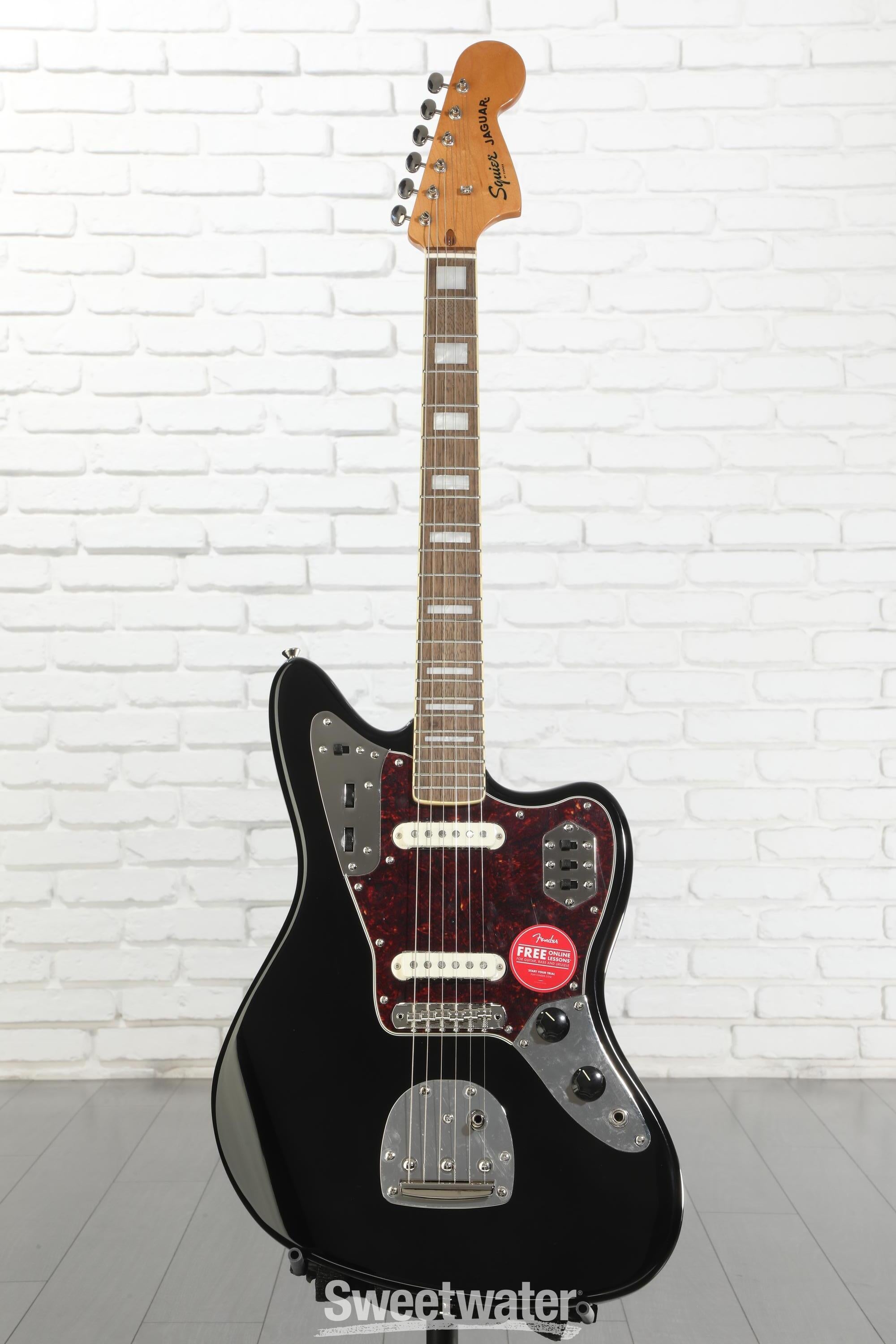 Squier Classic Vibe '70s Jaguar - Black Reviews | Sweetwater