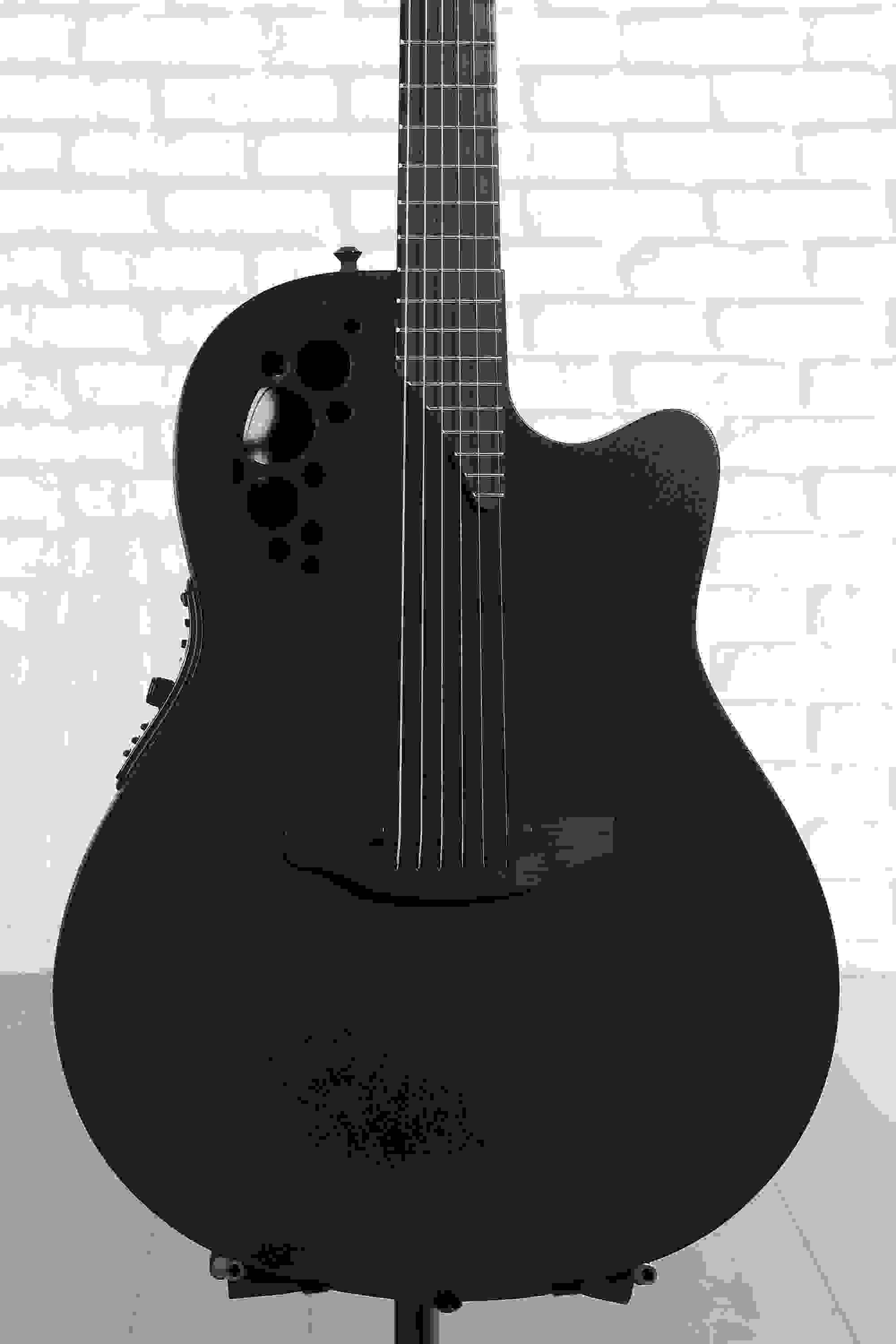 Ovation Mod TX Super Shallow Acoustic-Electric Guitar - Black Textured