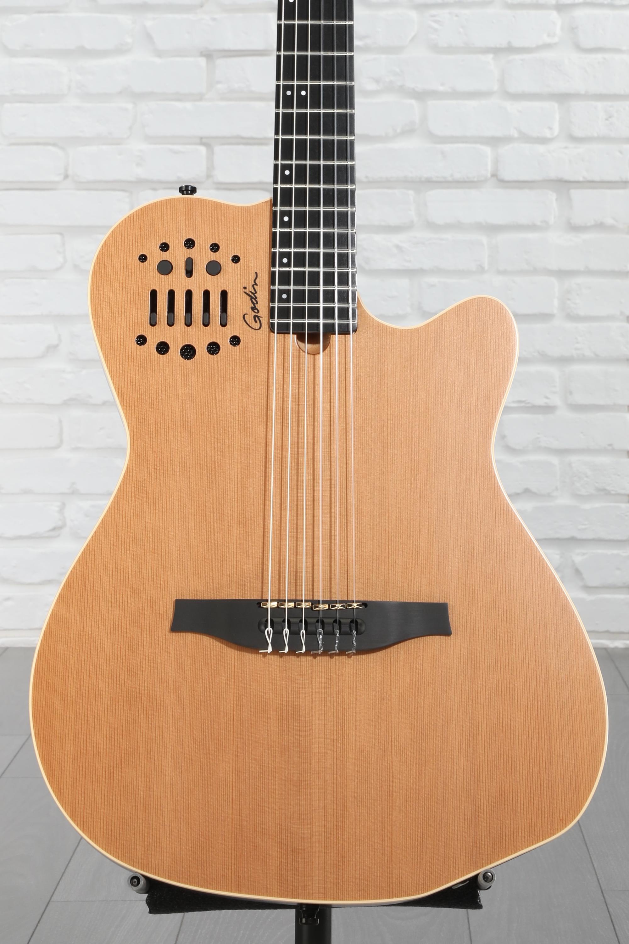 Godin ACS-SA Slim, Nylon String Acoustic-Electric Guitar - Natural