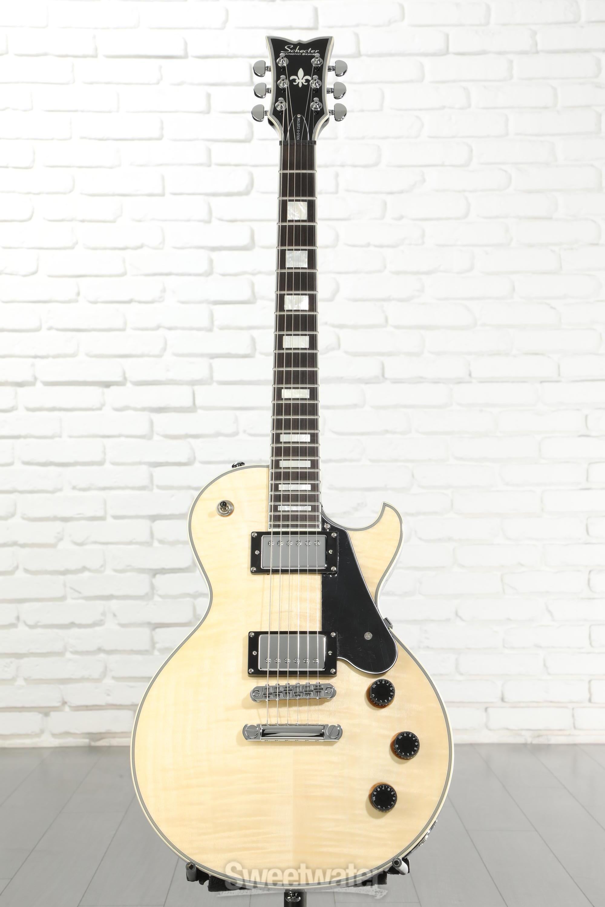 Schecter Solo-II Custom Electric Guitar - Gloss Natural | Sweetwater