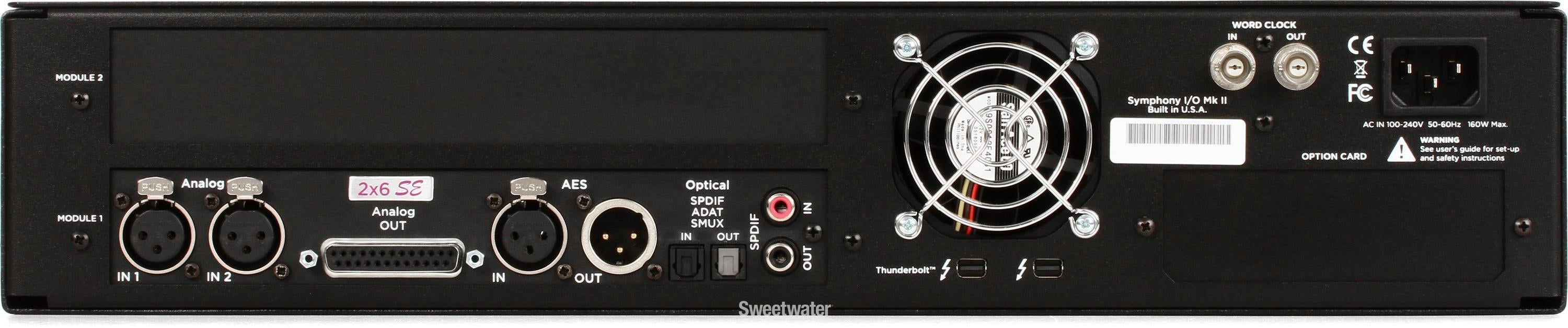 Apogee Symphony I/O Mk II 2x6 SE - Thunderbolt | Sweetwater