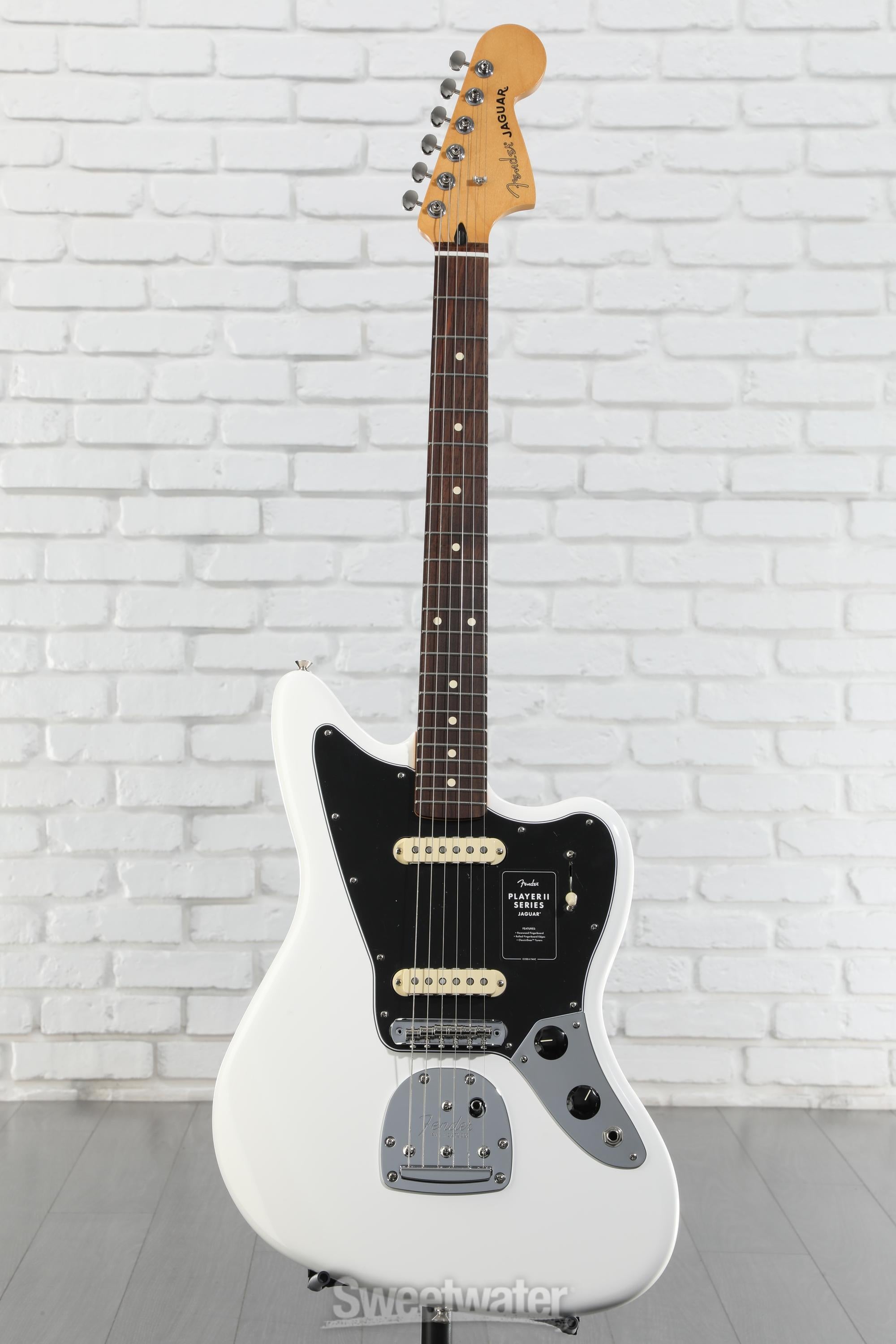 ギター FENDER Player II Jaguar Polar White Fender Player II Jaguar Rosewood Fingerboard Polar White